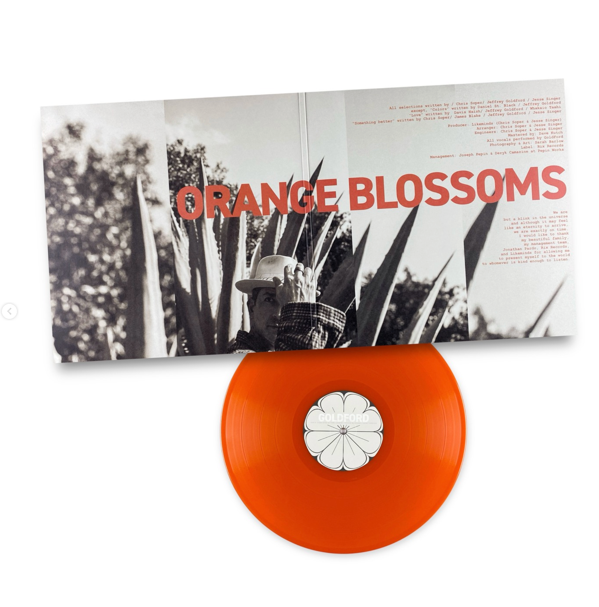 Goldford: Orange Blossoms Vinyl LP (Orange)