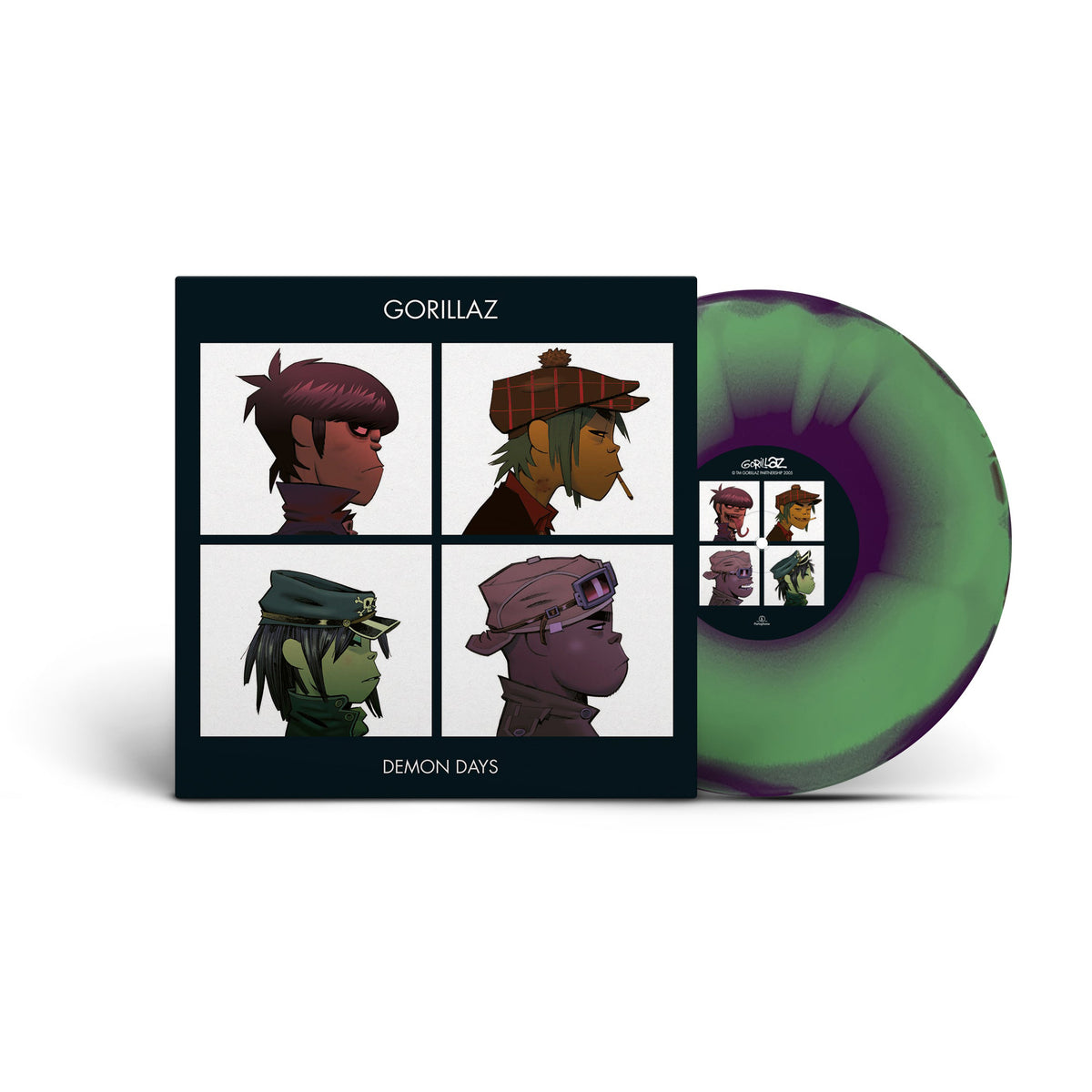 Gorillaz: Demon Days Vinyl LP (Green/Purple/Red)