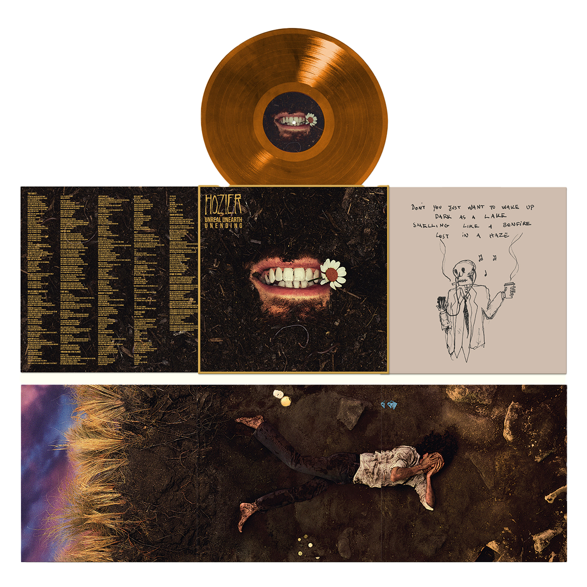 Hozier: Unreal Unearth Unending Vinyl LP (Raw Ochre)