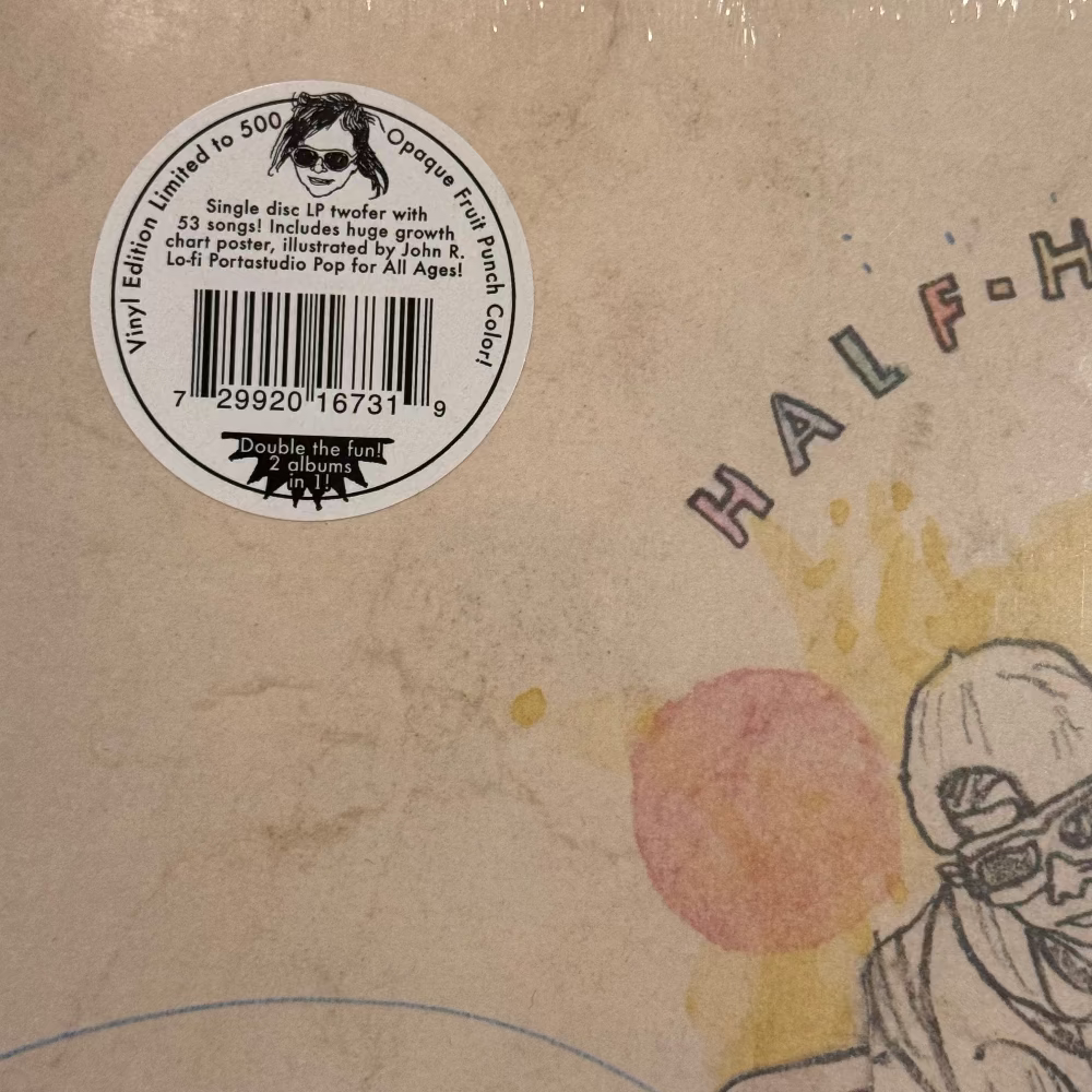 Half-Handed Cloud: Toothpaste Horse Vinyl LP hype sticker