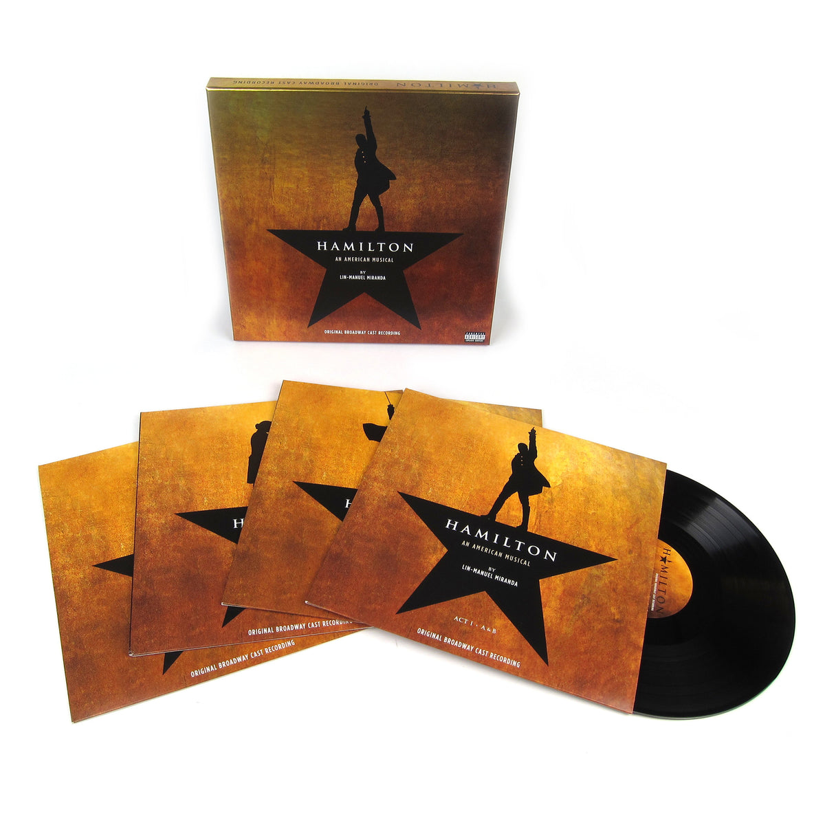 Hamilton (Original Broadway Cast Recording) Vinyl 4xLP