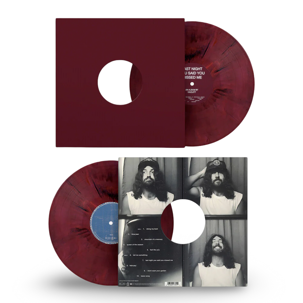 Hazlett: Last Night You Said You Missed Me Vinyl LP (Red/Black)