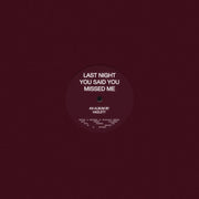 Hazlett: Last Night You Said You Missed Me Vinyl LP (Red/Black)