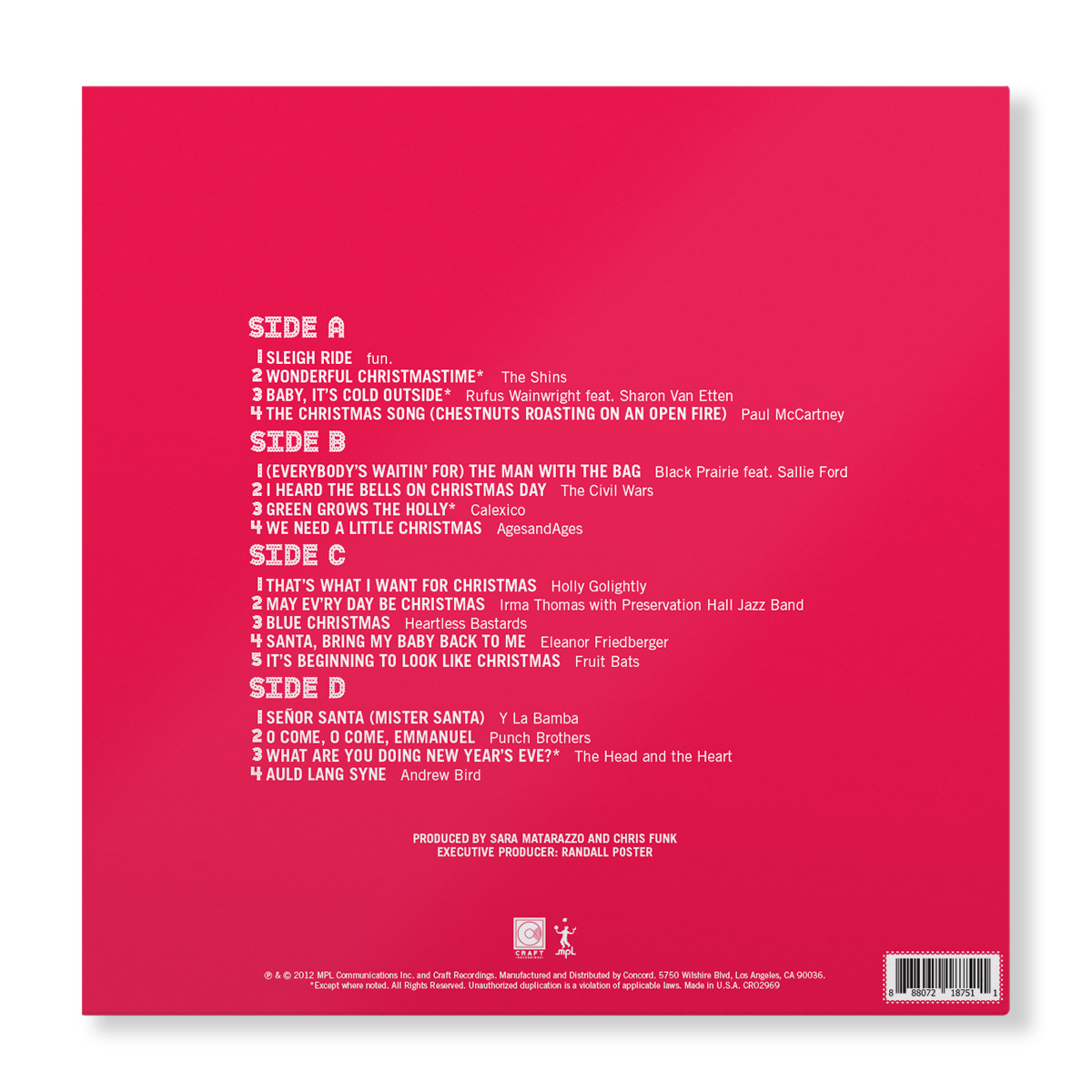 Holidays Rule Vinyl LP (Red, Various Artists)