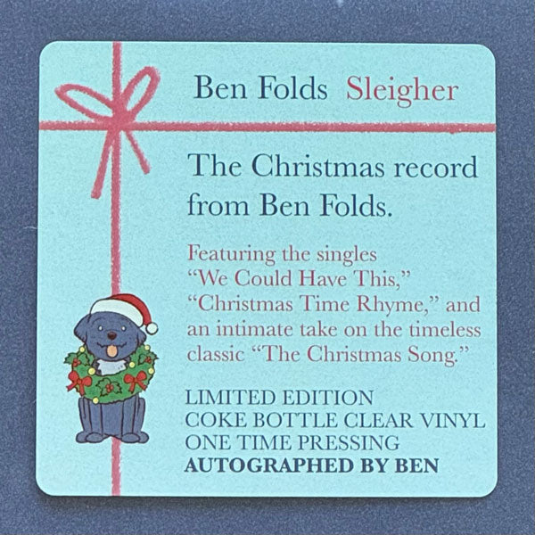 Sleigher Vinyl LP (Autographed, Coke Bottle Clear) Sleigher Vinyl LP (Autographed, Coke Bottle Clear)