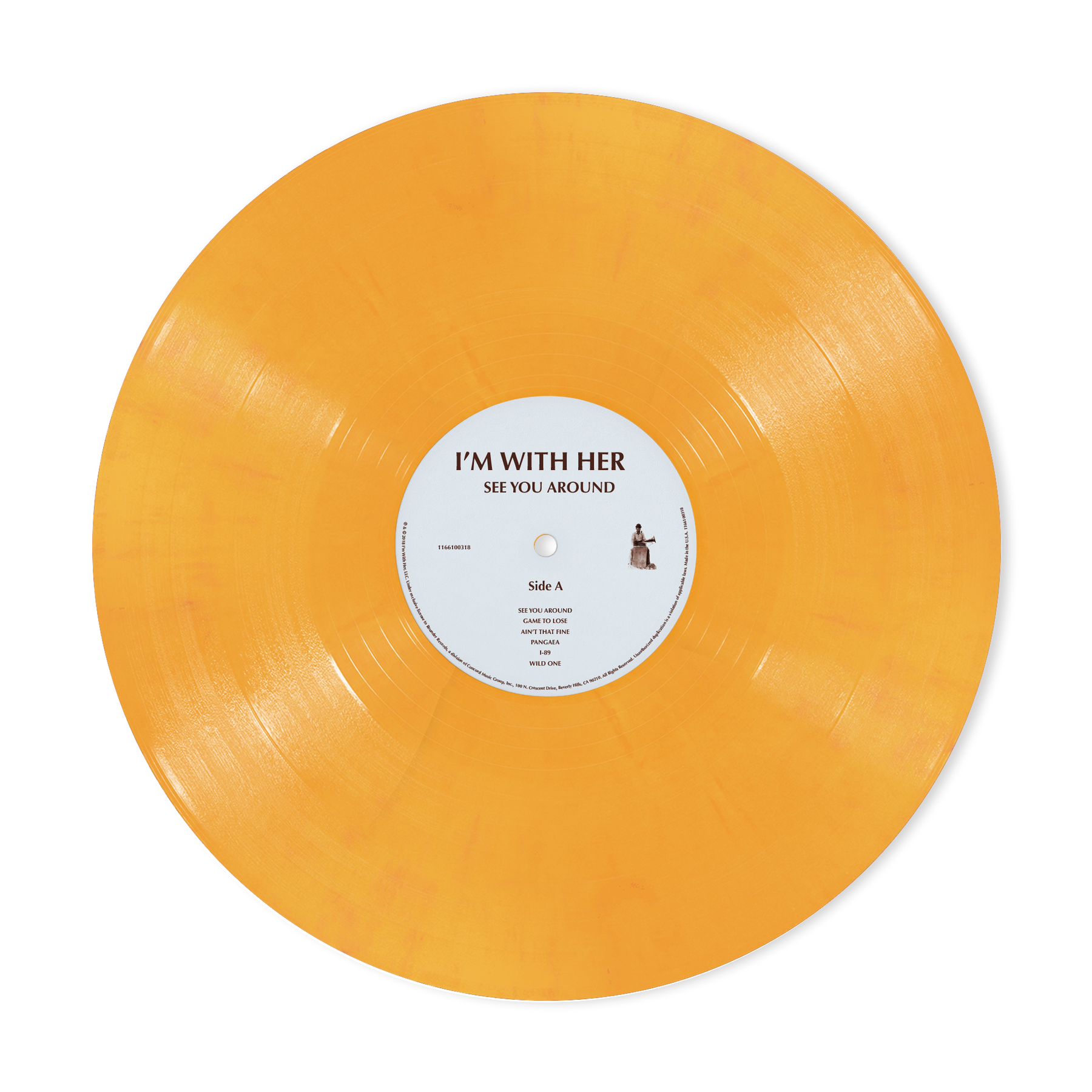 I'm With Her: See You Around Vinyl LP (Yellow)