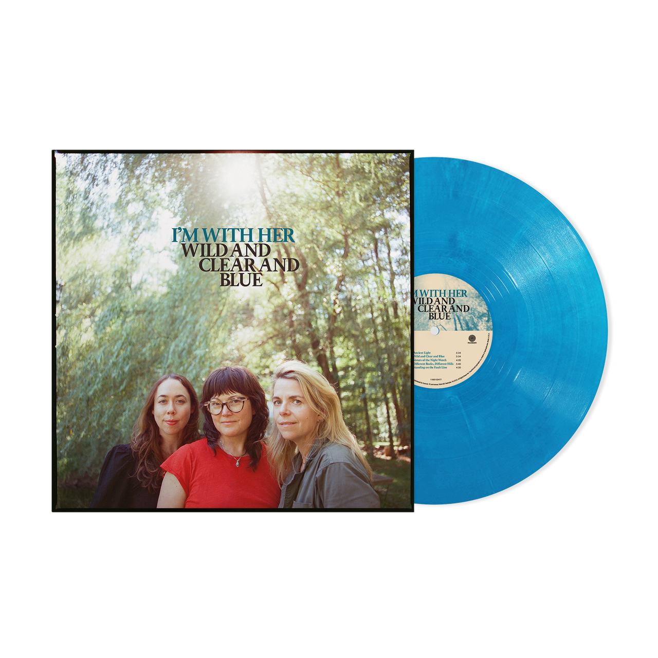 I'm With Her: Wild and Clear and Blue Vinyl LP (Blue)