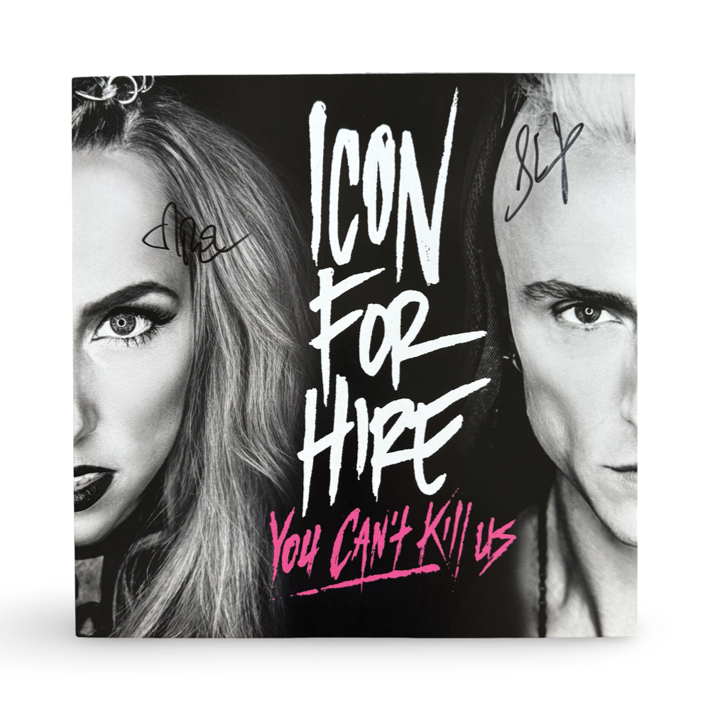 Icon For Hire: You Can't Kill Us Vinyl LP (Pink, Autographed)