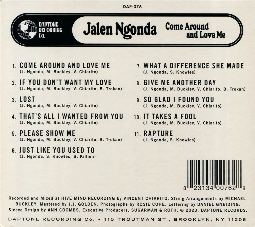 Jalen Ngonda: Come Around and Love Me CD