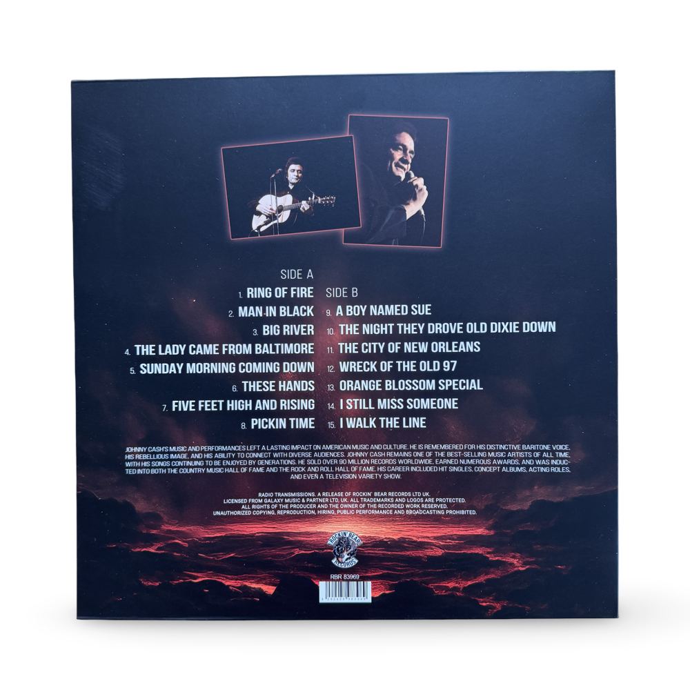 Johhny Cash: The Country Roots of Johnny Cash Vinyl LP (Orange)