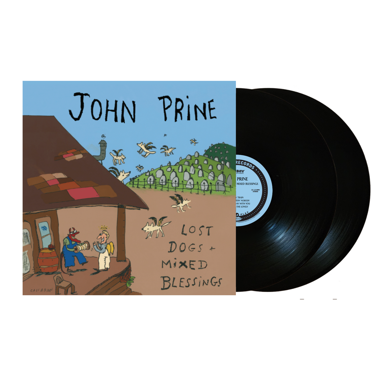 John Prine: Lost Dogs + Mixed Blessings Vinyl LP
