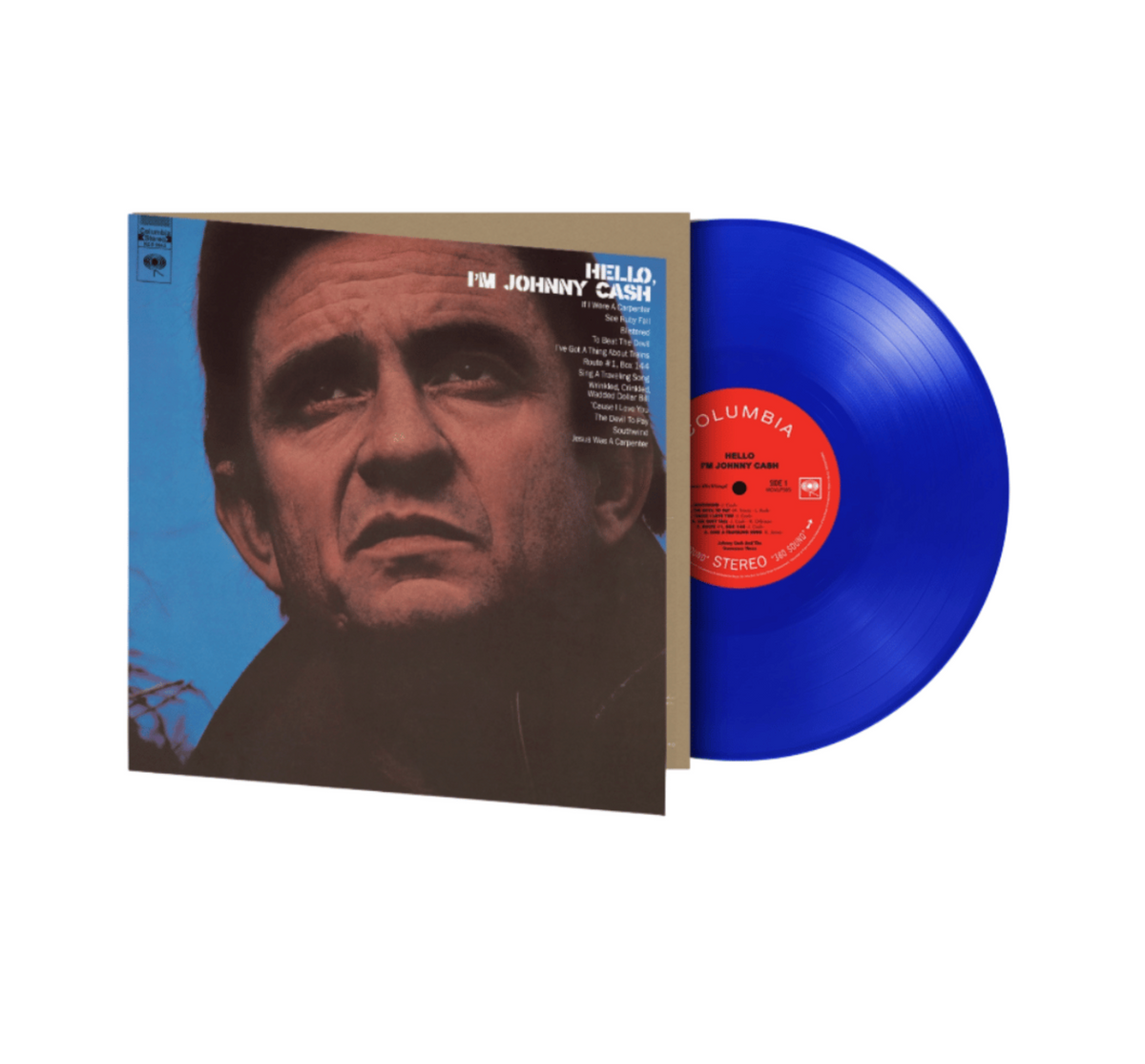 Johny Cash: Hello, I'm Johnny Cash Vinyl LP (Blue, 180 gram)