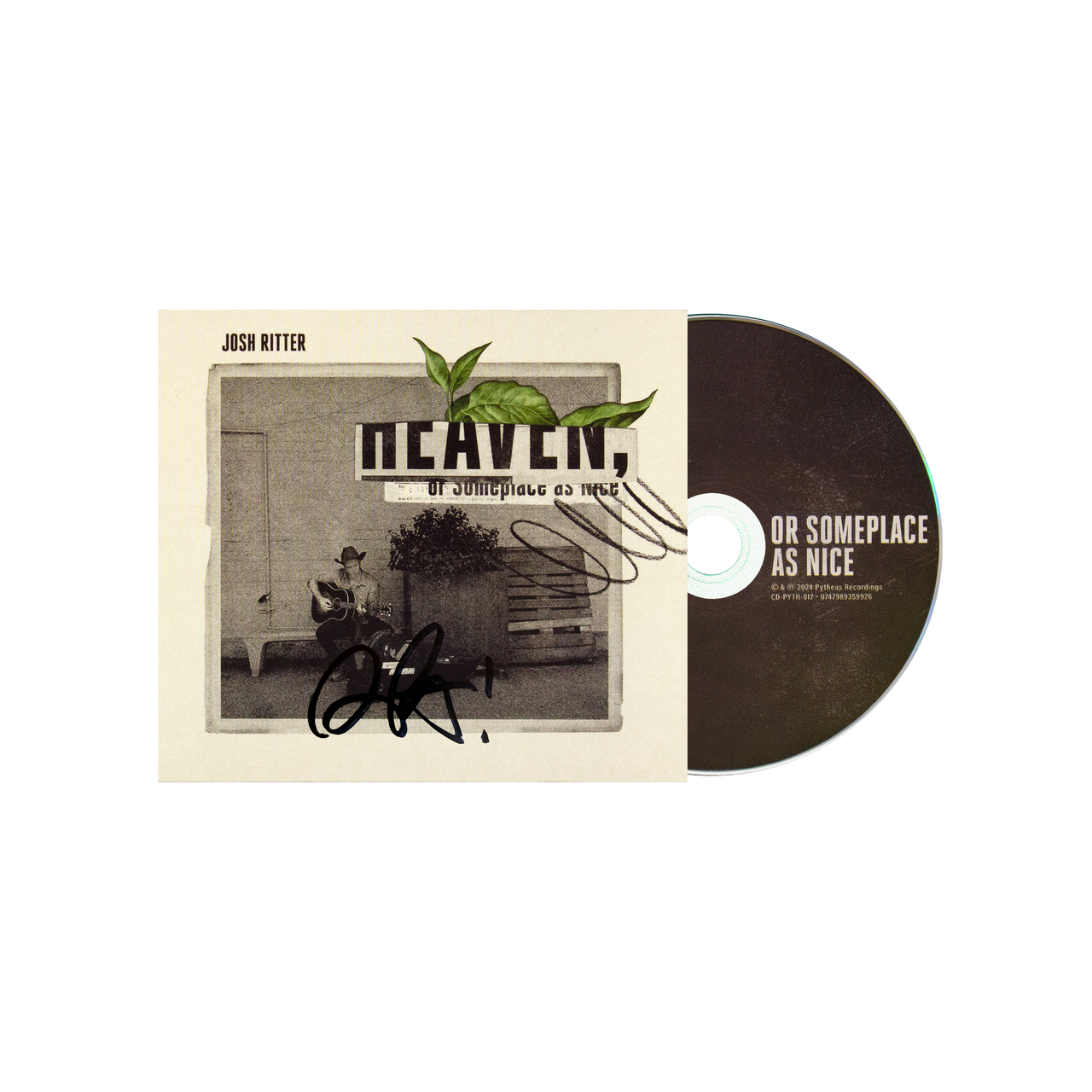 Josh Ritter: Heaven, Or Someplace As Nice CD (autographed)