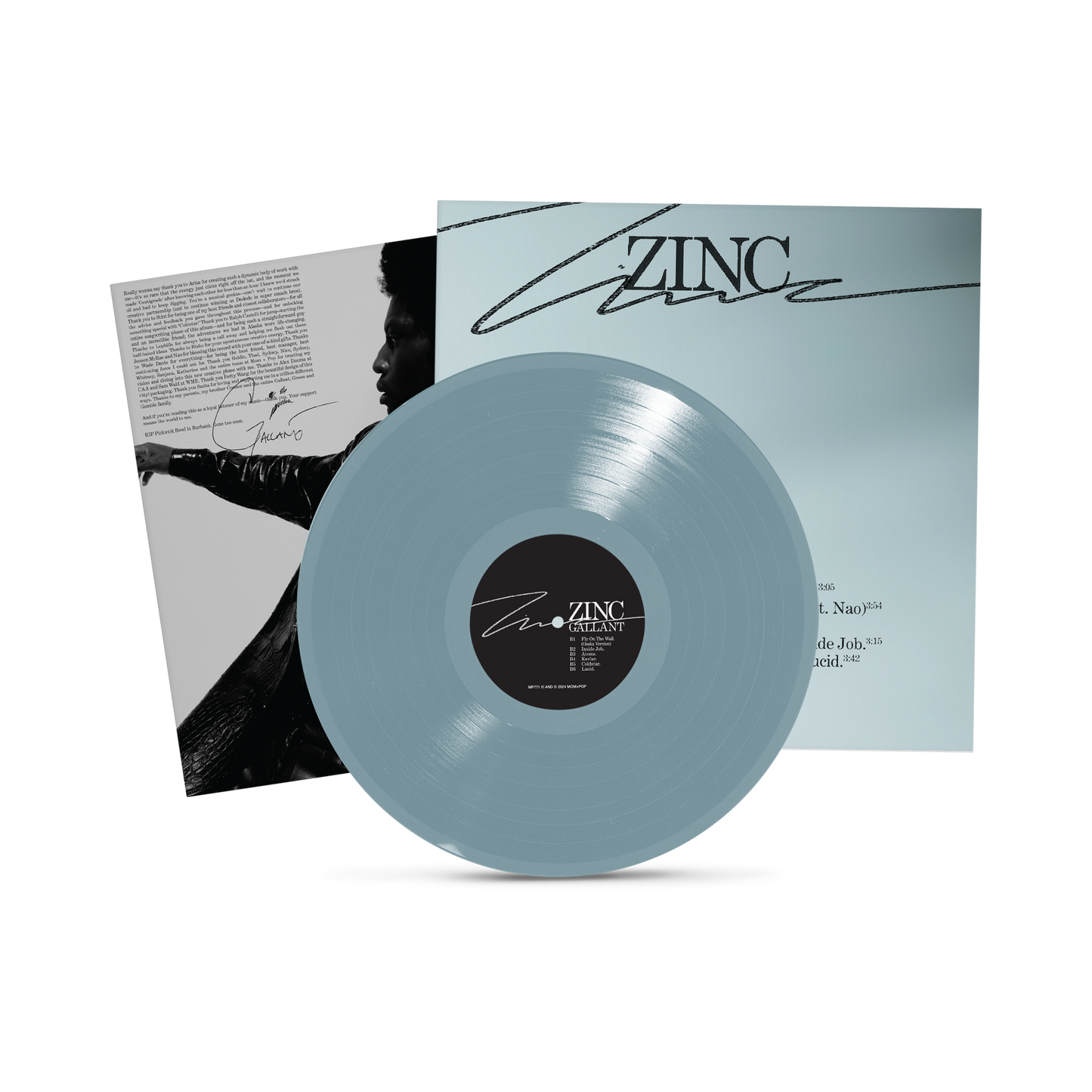 Gallant: Zinc Vinyl LP (Blue)