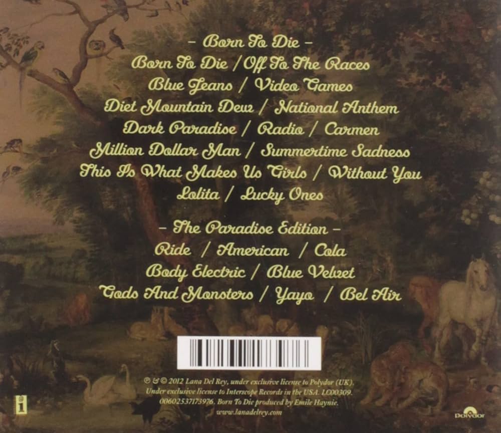 Lana Del Rey: Born to Die Paradise Edition CD (Import, 2xCD)