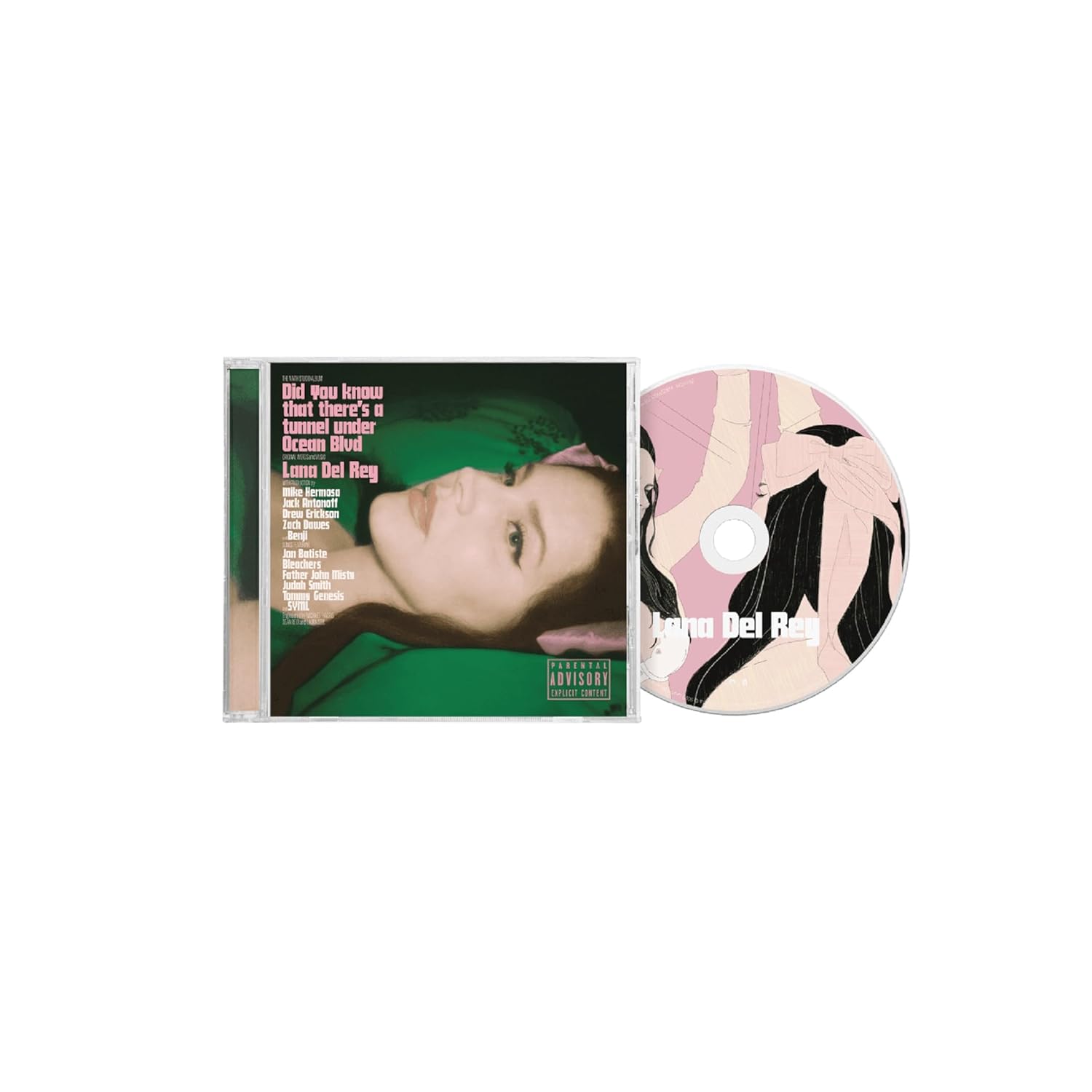 Lana Del Rey: Did You Know That There's a Tunnel Under Ocean Blvd CD (Alternate Cover)  Green