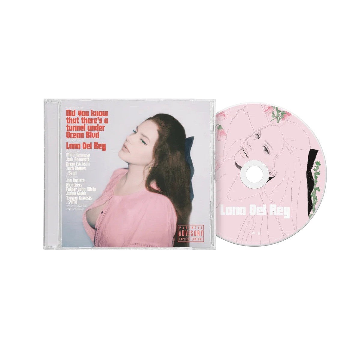 Lana Del Rey: Did You Know That There's a Tunnel Under Ocean Blvd CD (Alternate Cover) Pink