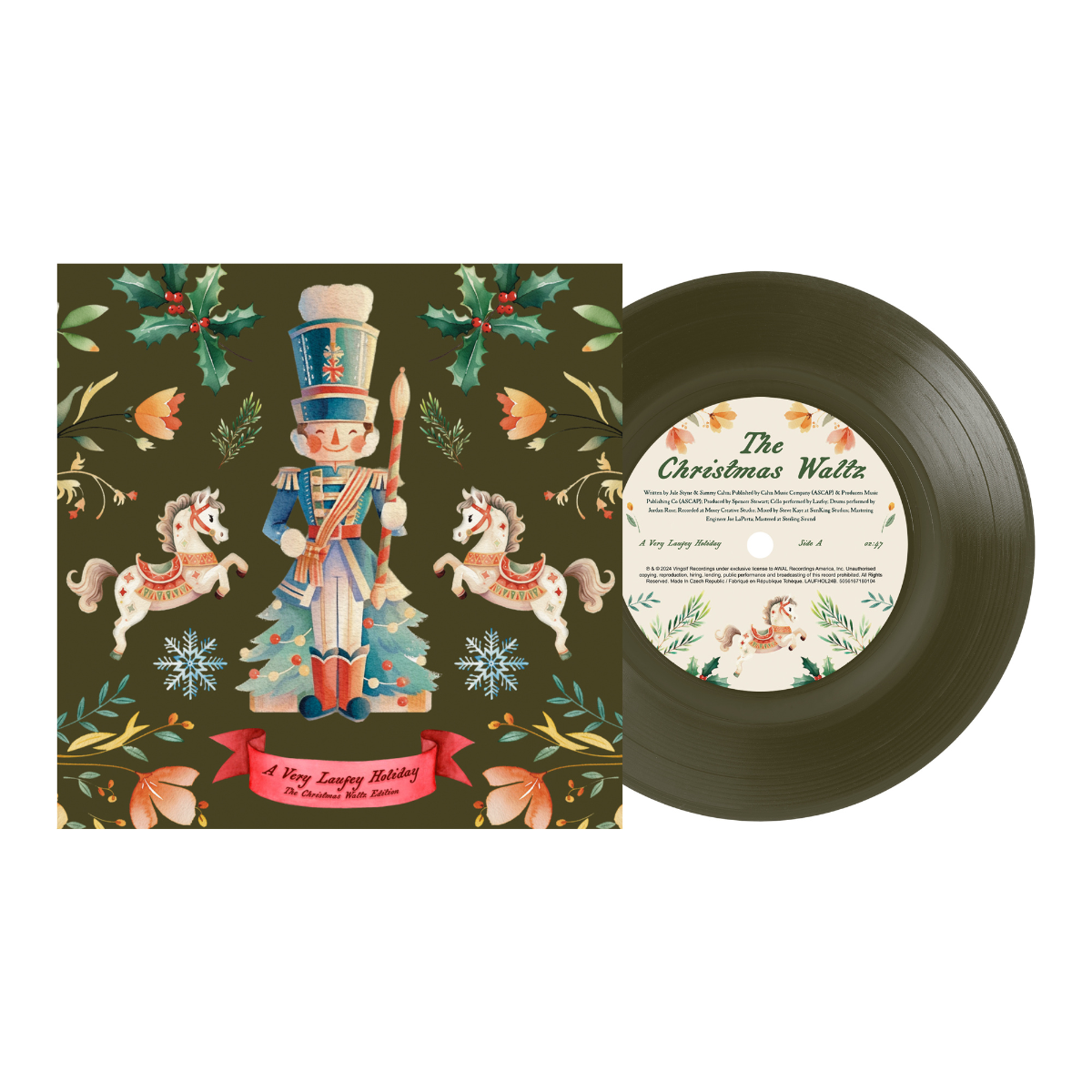 Laufey: A Very Laufey Holiday 7" Vinyl (Green)
