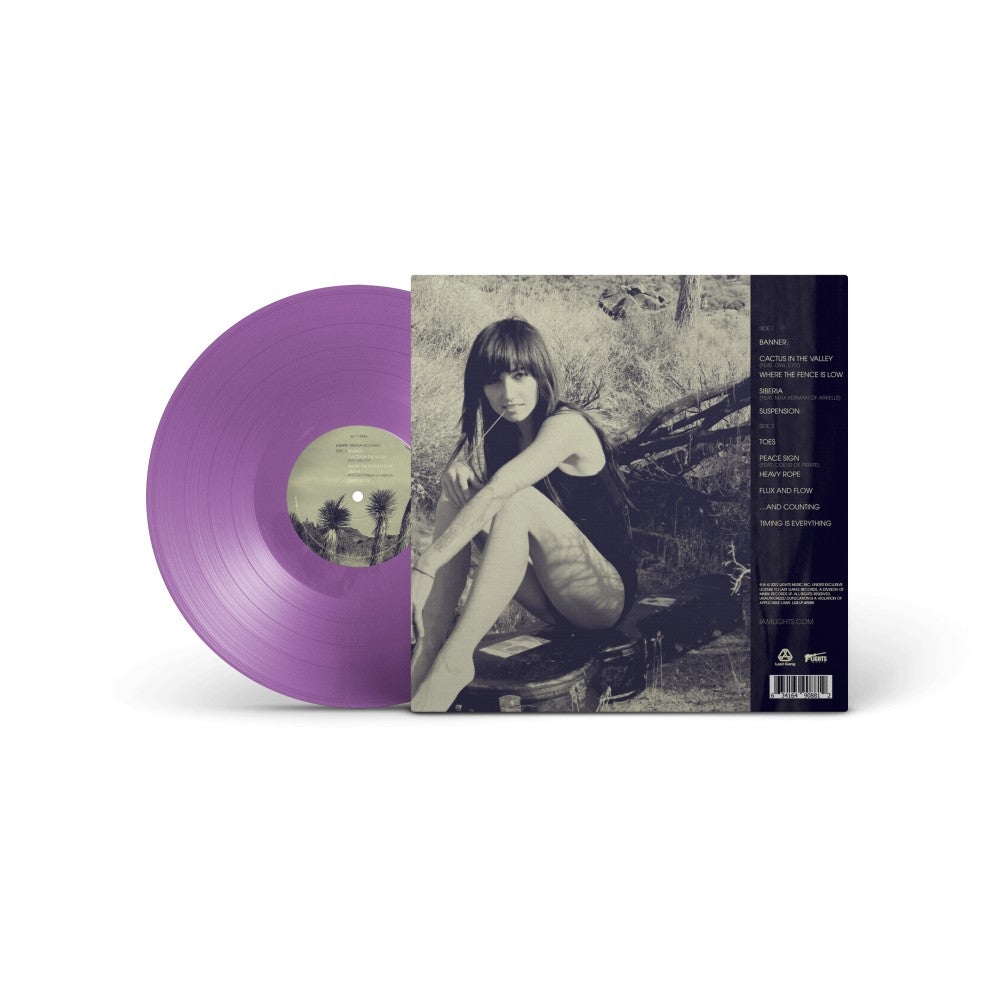 Lights: Siberia Acoustic Vinyl LP (Purple, 10th Anniversary)