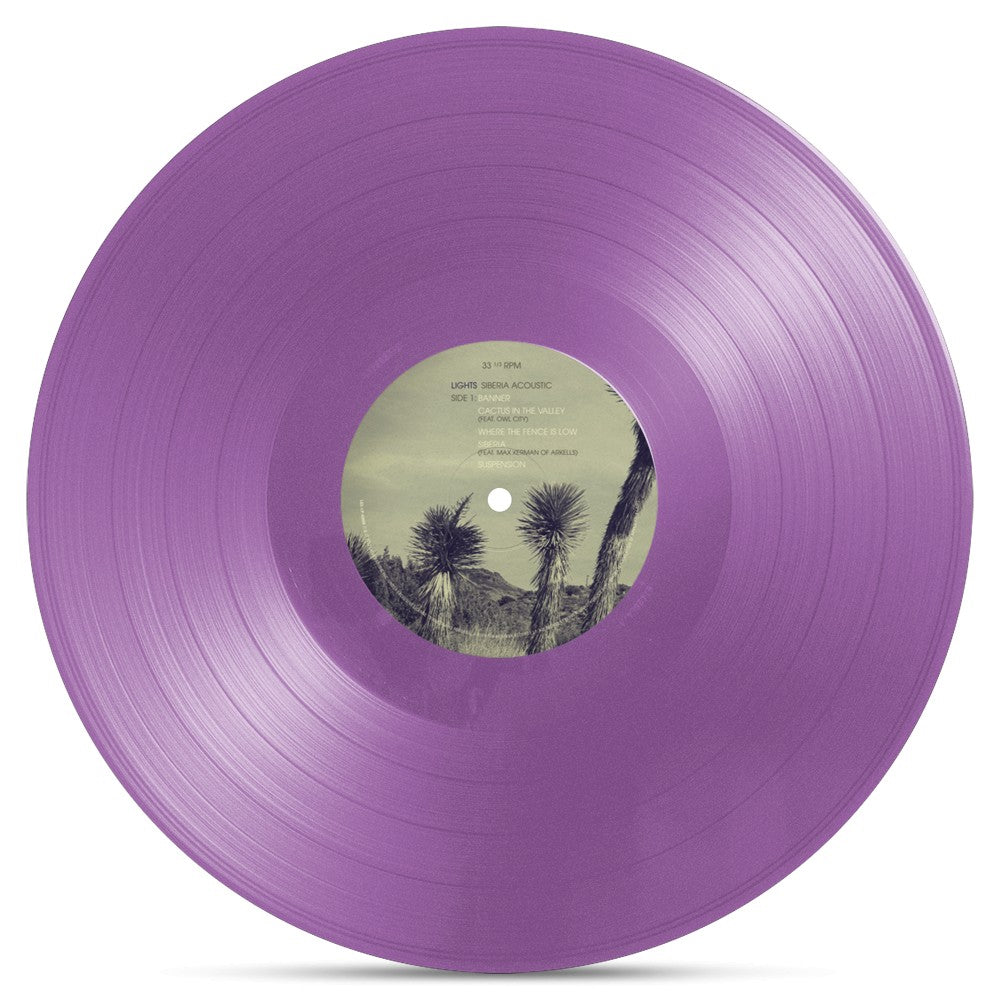 Lights: Siberia Acoustic Vinyl LP (Purple, 10th Anniversary)