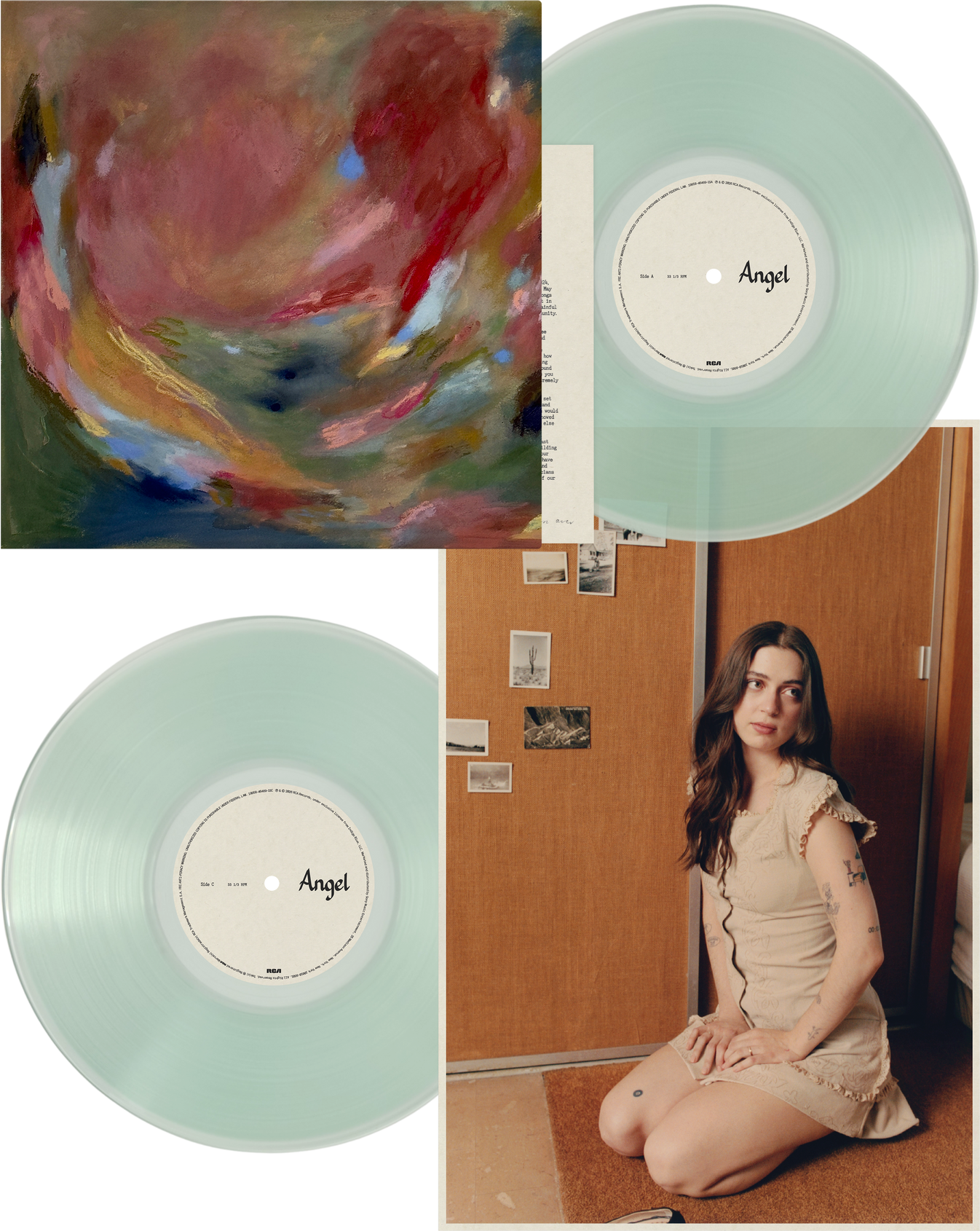 Lizzy McAlpine: Angel Vinyl LP (Looking Glass clear w/ poster)
