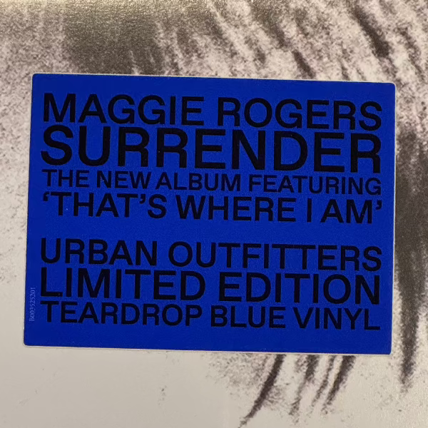 Maggie Rogers: Surrender Vinyl LP (Blue)