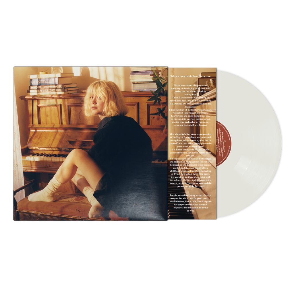 Maisie Peters: Florescence Vinyl LP (White, Alternate Moon Flower Cover)