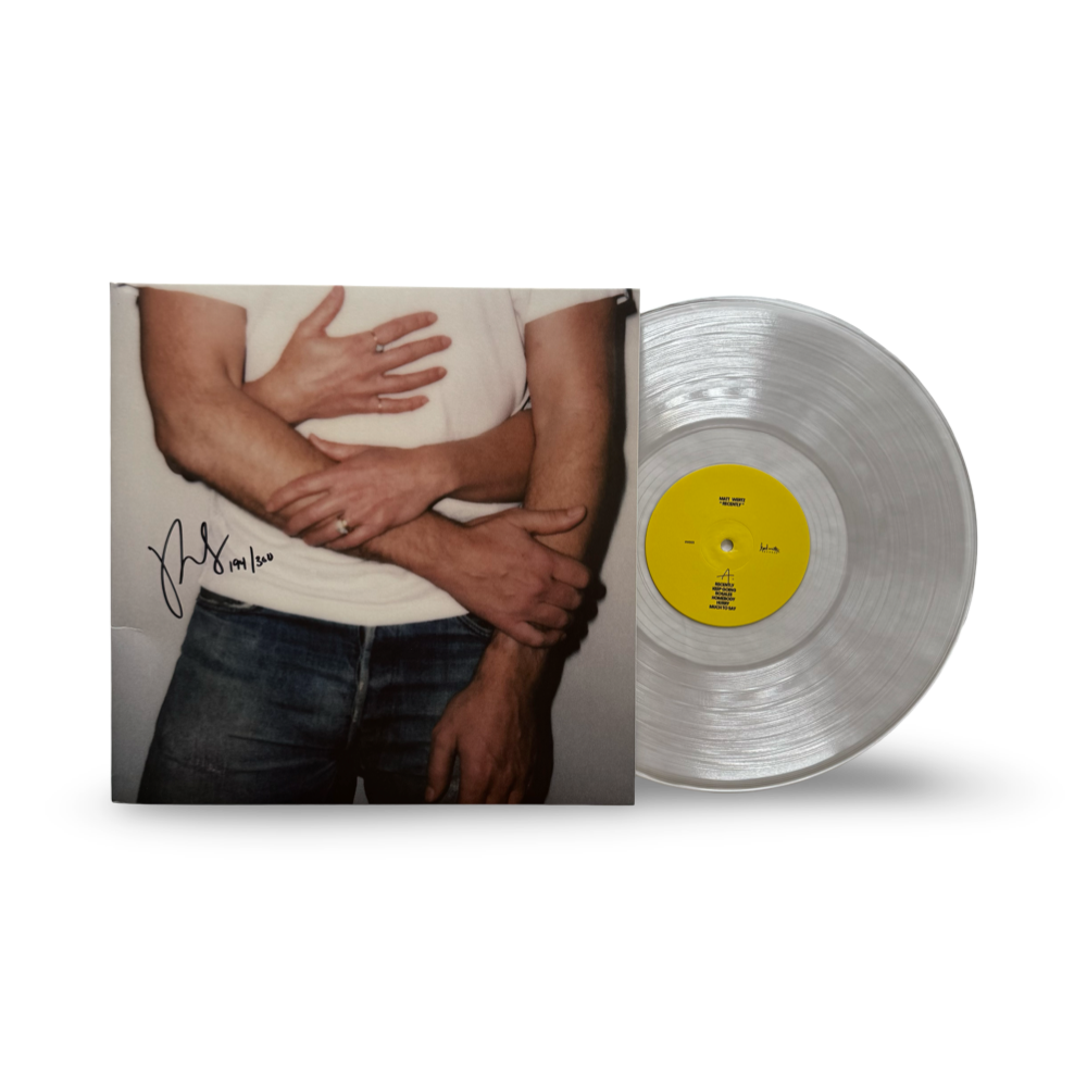 Matt Wertz: Recently Vinyl LP (Clear, Autographed, Numbered)