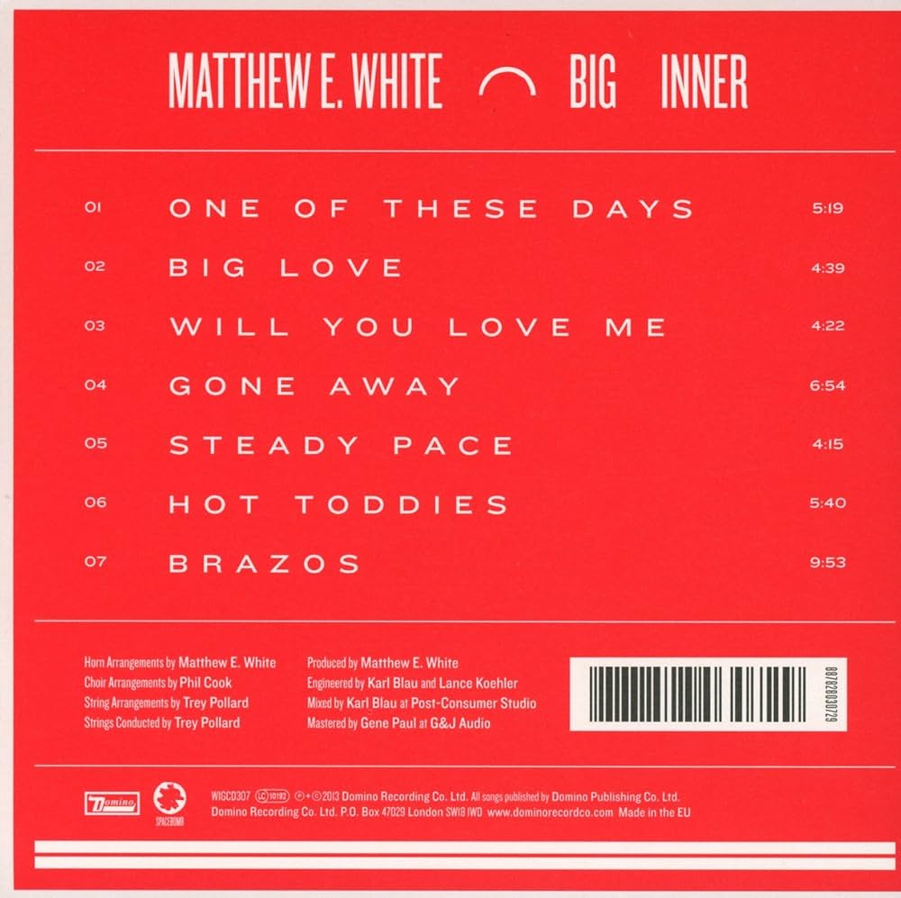Matthew E. White: Big Inner CD