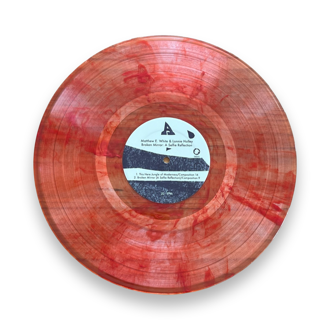 Matthew E. White: Broken Mirror - A Selfie Reflection Vinyl LP (Clear w/ Red Splatter))