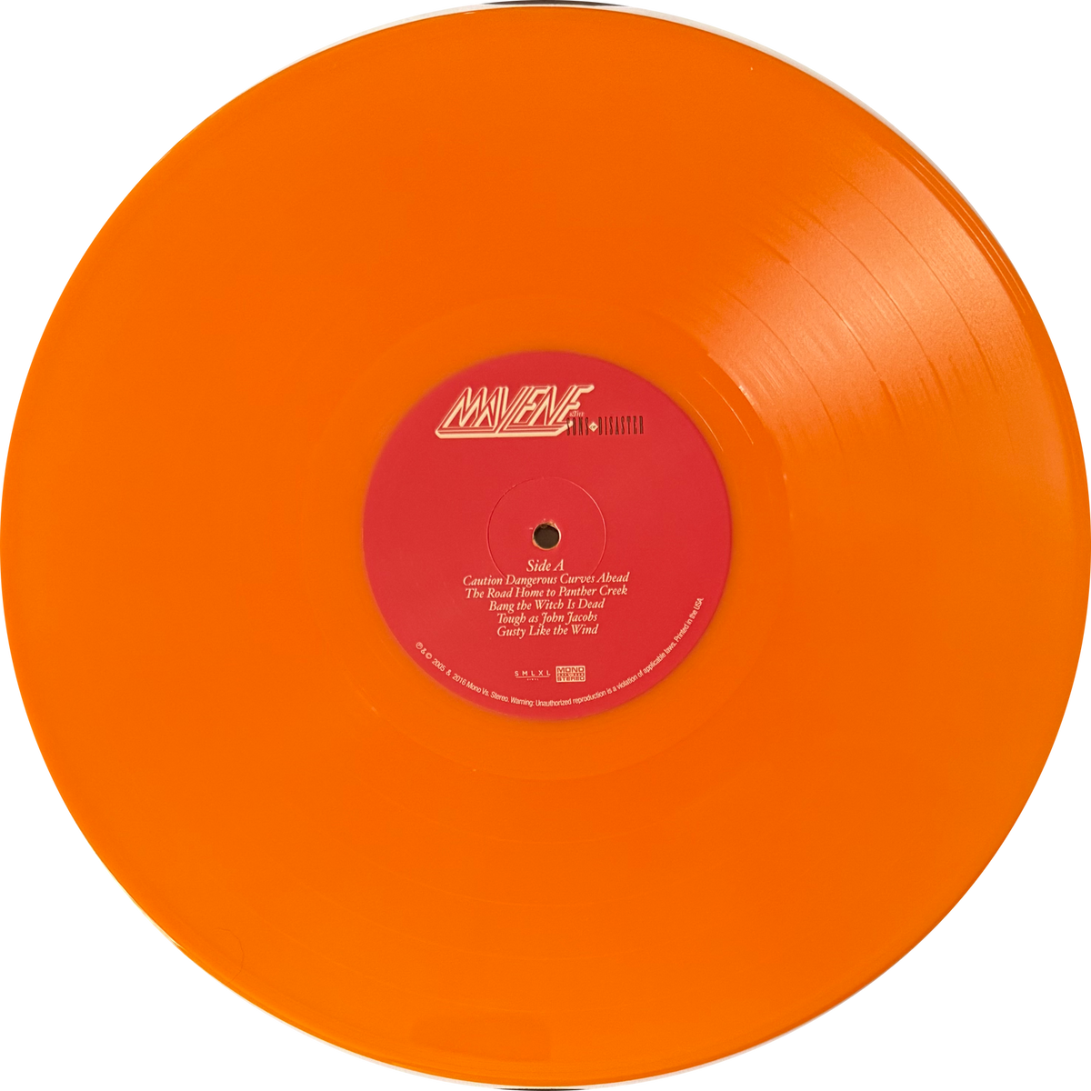 Maylene and The Sons of Disaster: Maylene & The Sons of Disaster Vinyl LP (Orange)