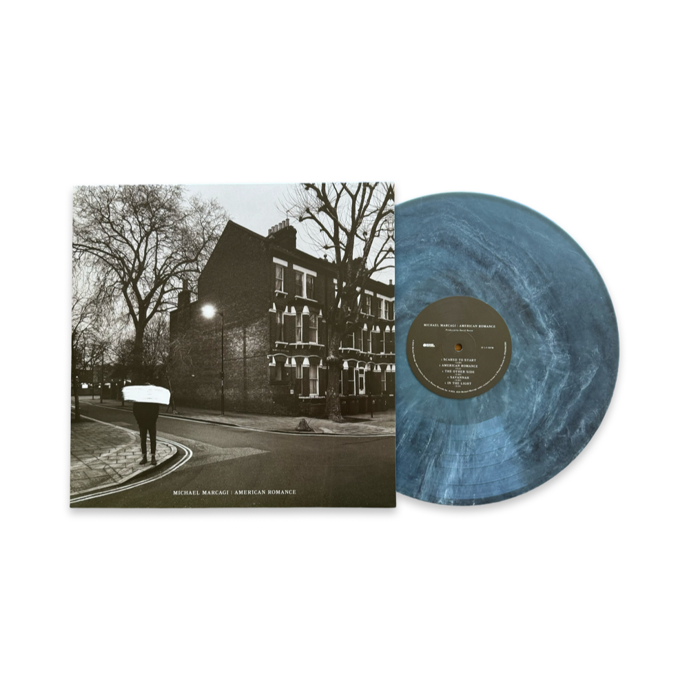 Michael Marcagi: American Romance Vinyl LP (Blue & Black)