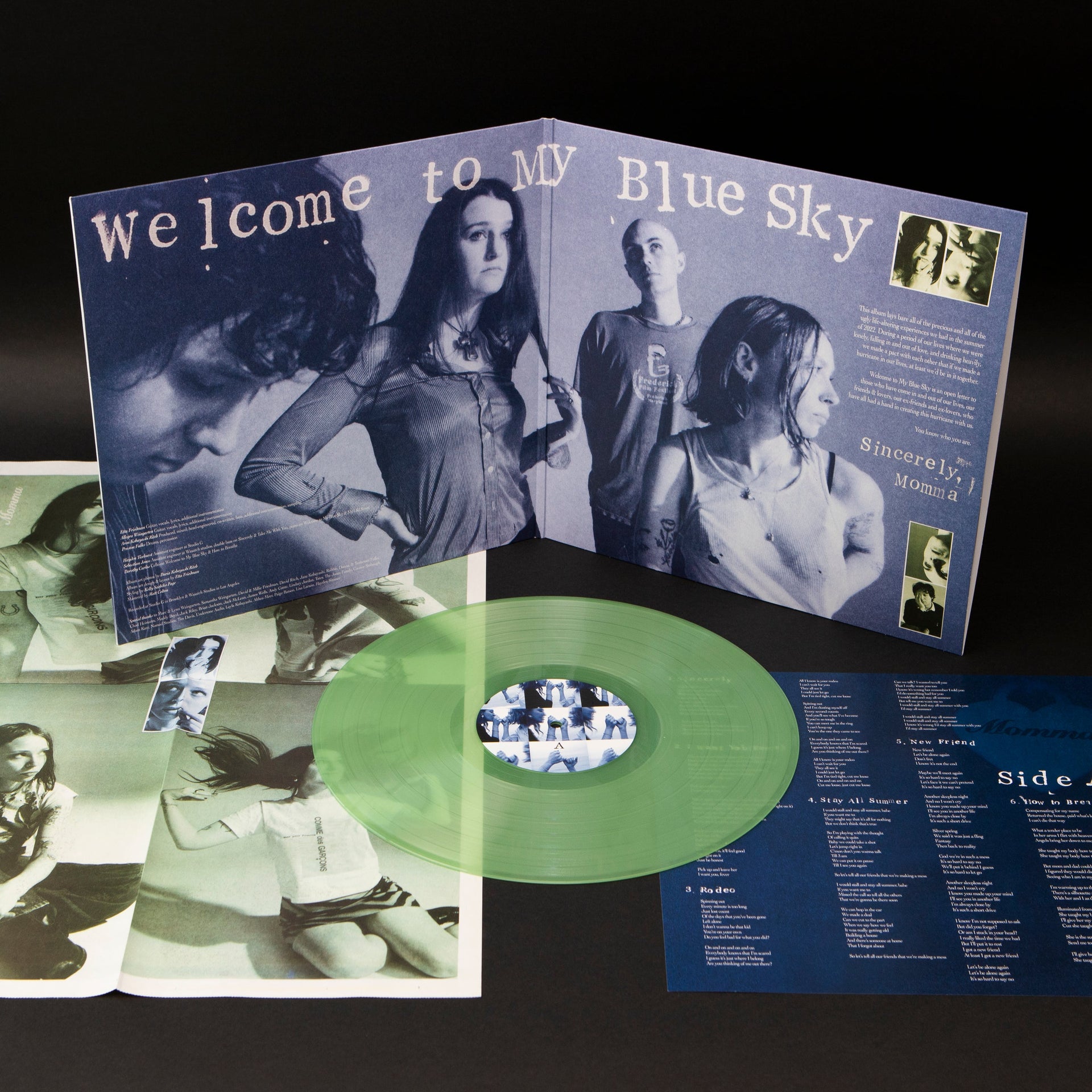 Momma: Welcome to My Blue Sky Vinyl LP (Coke Bottle Clear)