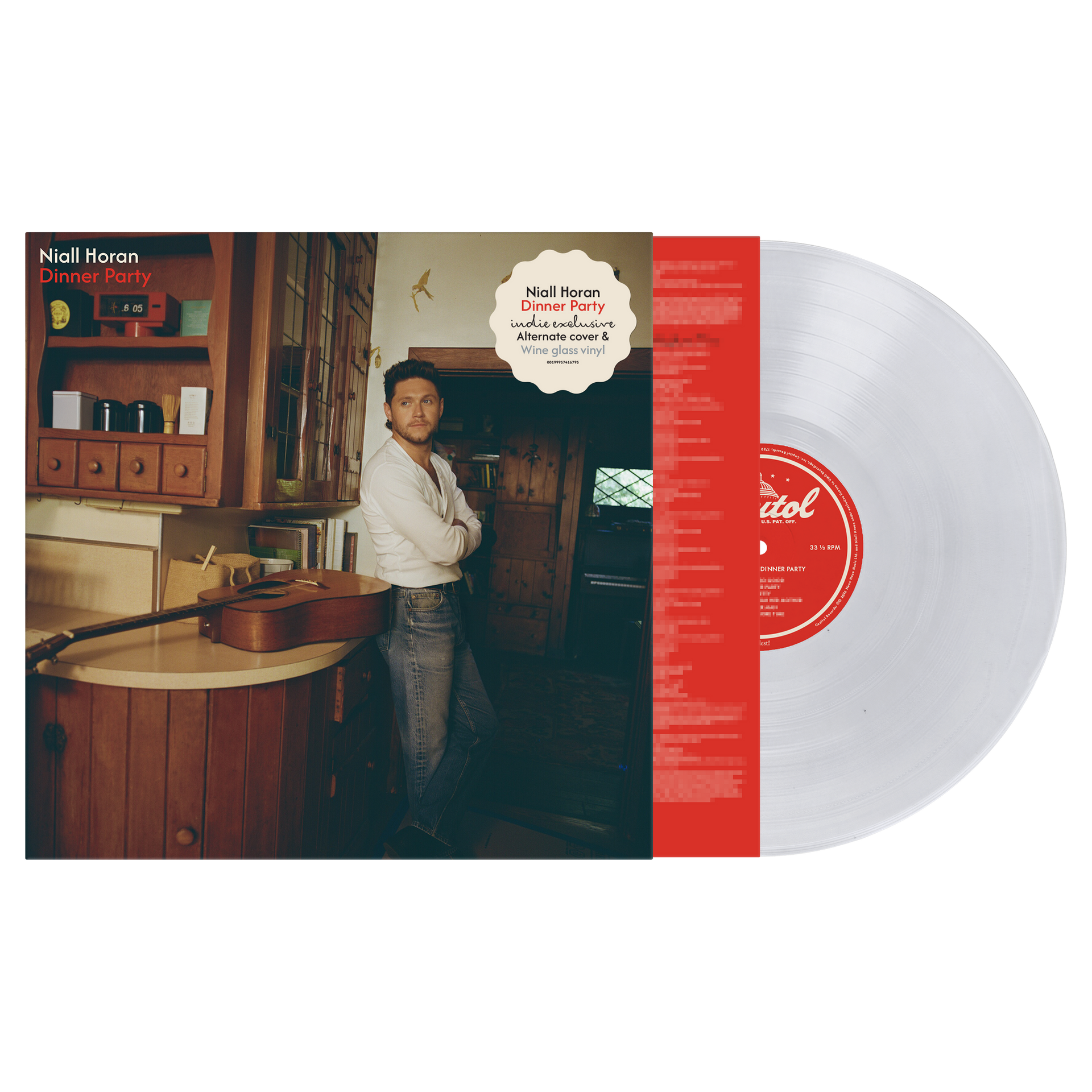 Niall Horan: Dinner Party Vinyl LP (Wine Glass Clear)