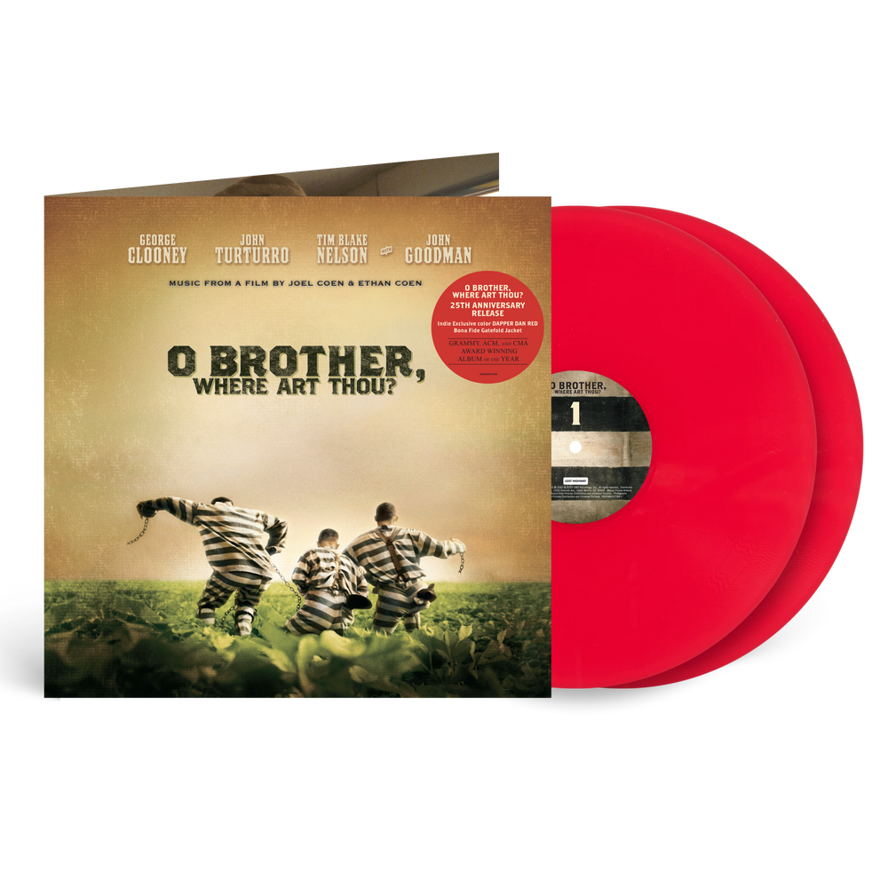 O Brother, Where Are Thou? (Original Motion Picture Soundtrack) Vinyl LP (RED, 25th Anniversary)