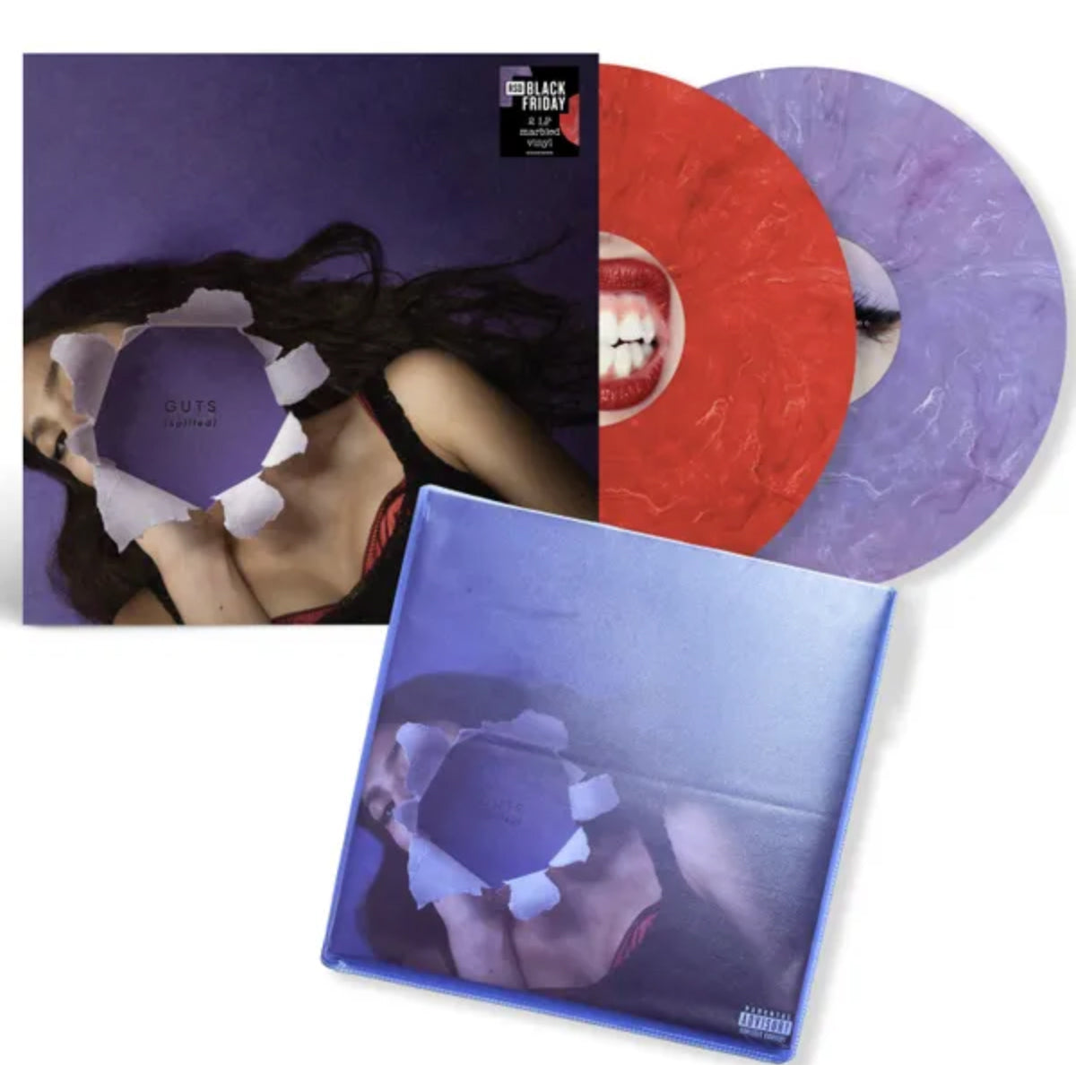 Olivia Rodrigo: Guts (Spilled) Deluxe Vinyl LP (RSD, Red & Purple Marbled)