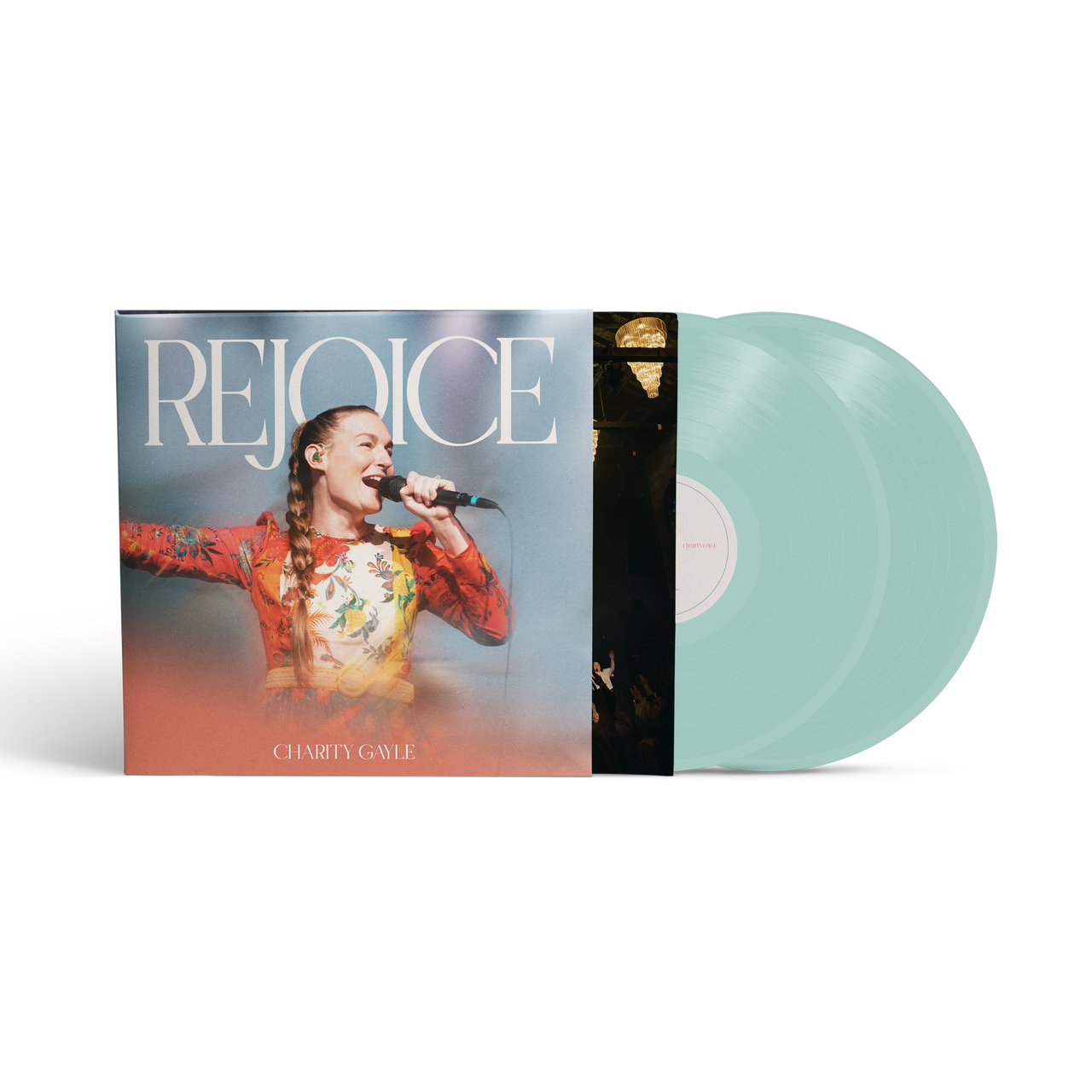 Charity Gayle: Rejoice Vinyl LP (Turquoise)