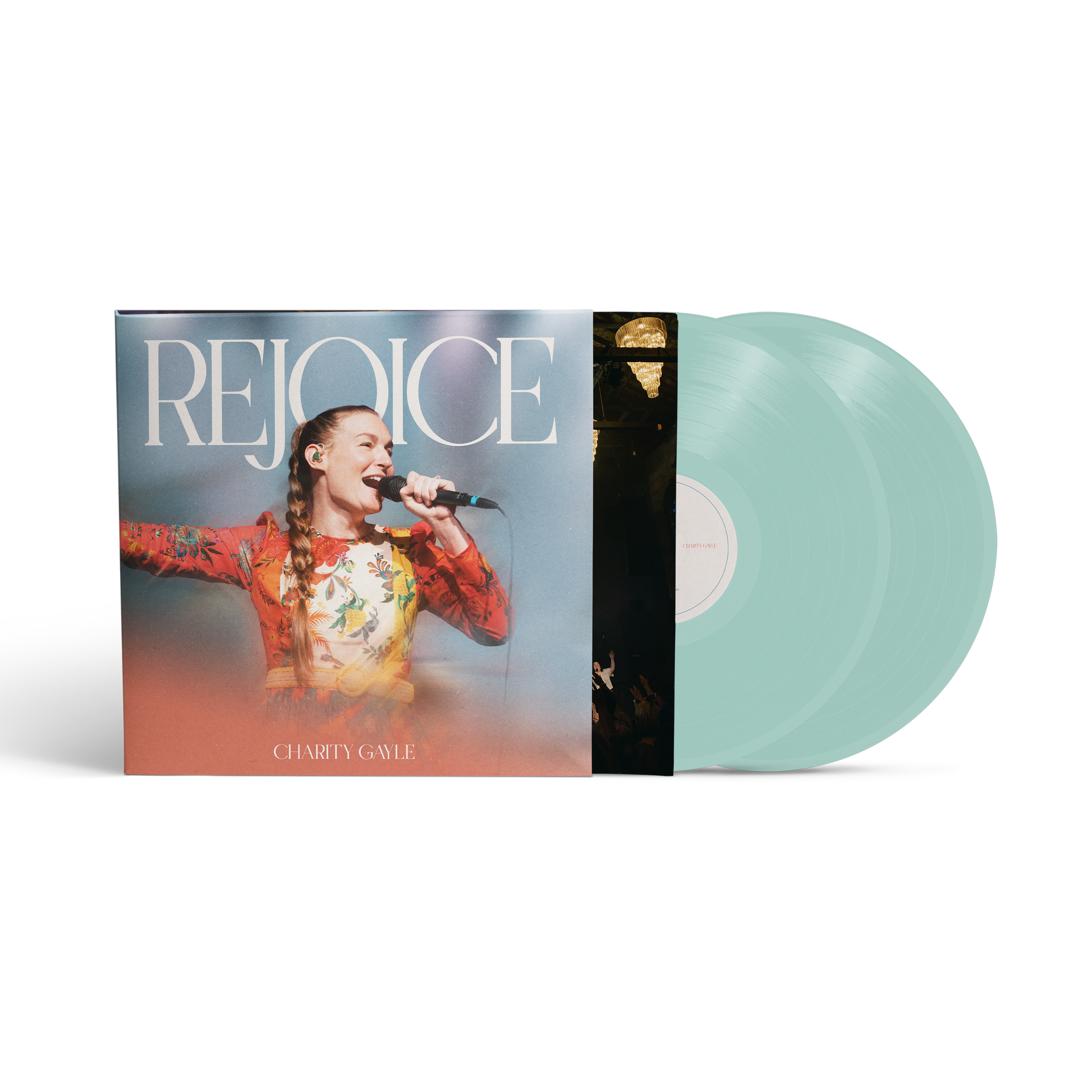 Charity Gayle: Rejoice Vinyl LP (Turquoise)