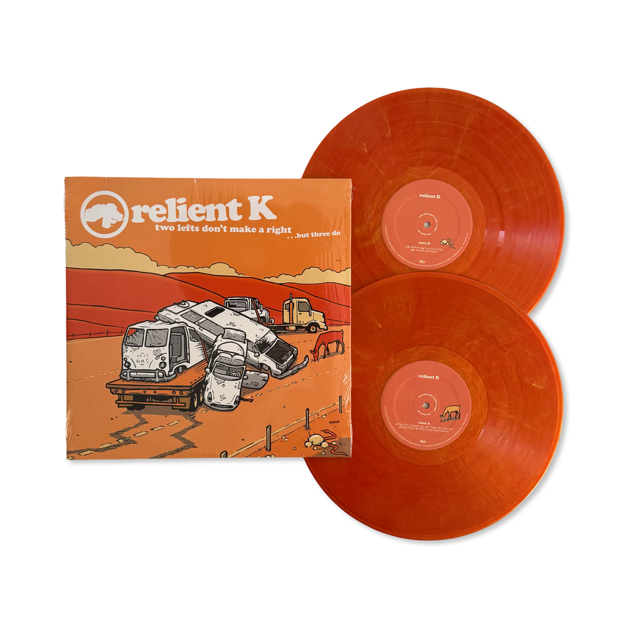 Relient K: Two Lefts Don't Make A Right... Vinyl LP (Orange Sparkle)