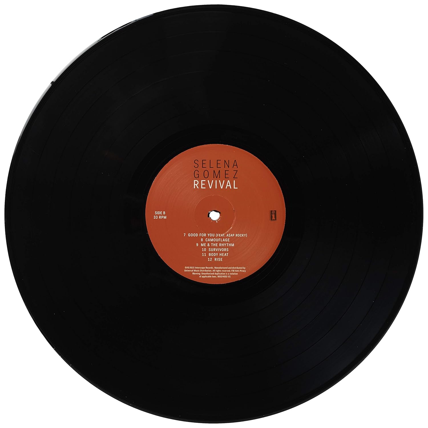 Selena Gomez レコード SELENA GOMEZ Revival 10 Year Anniversary Store Exclusive Deluxe