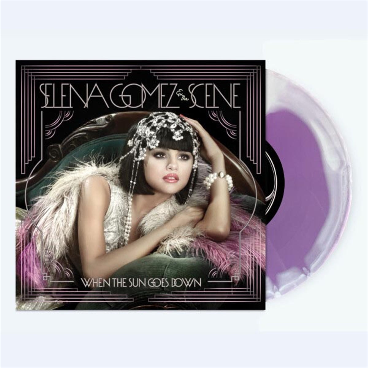Selena Gomez & The Scene: When The Sun Goes Down Vinyl LP (White/Lavender)