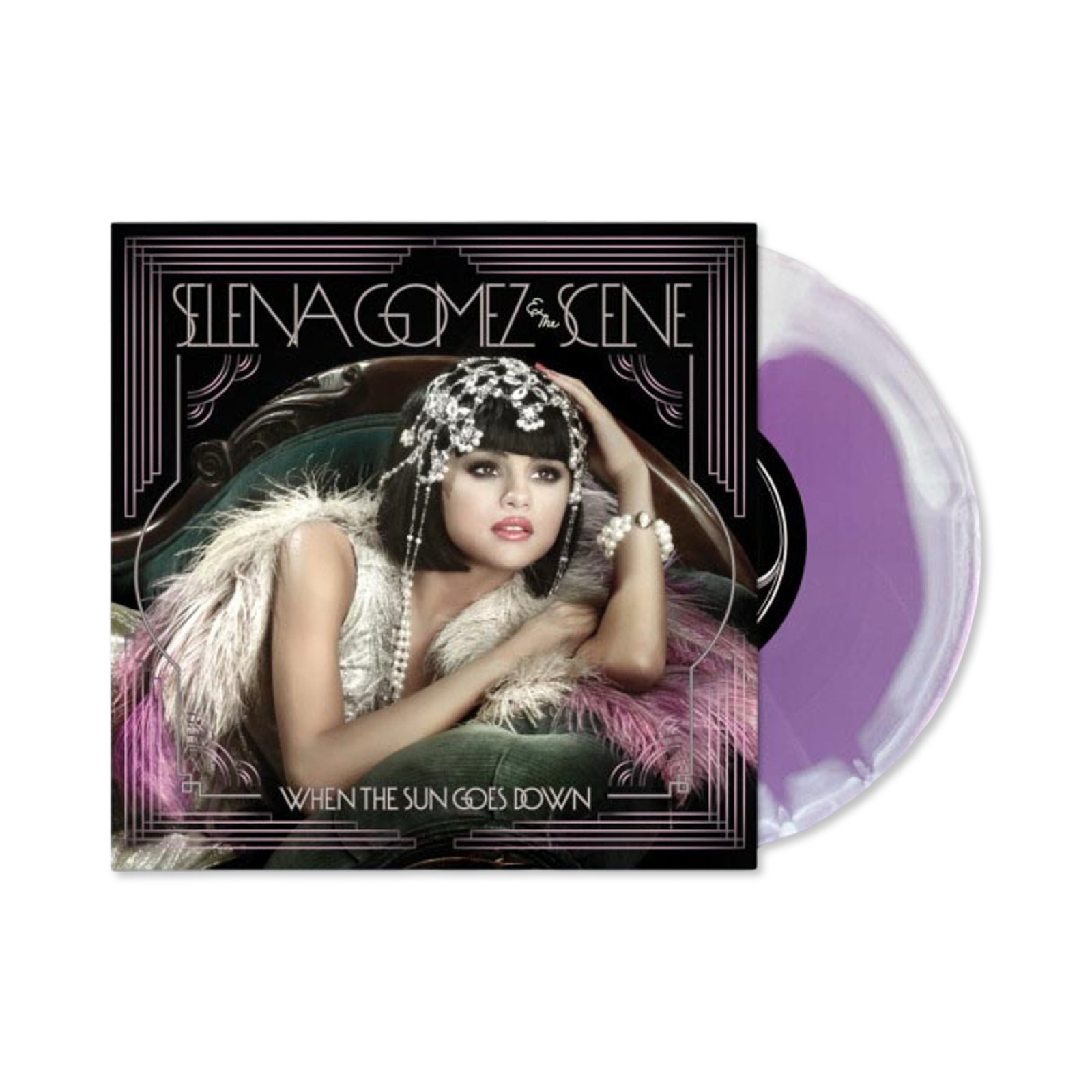 Selena Gomez & The Scene: When The Sun Goes Down Vinyl LP (White/Lavender)