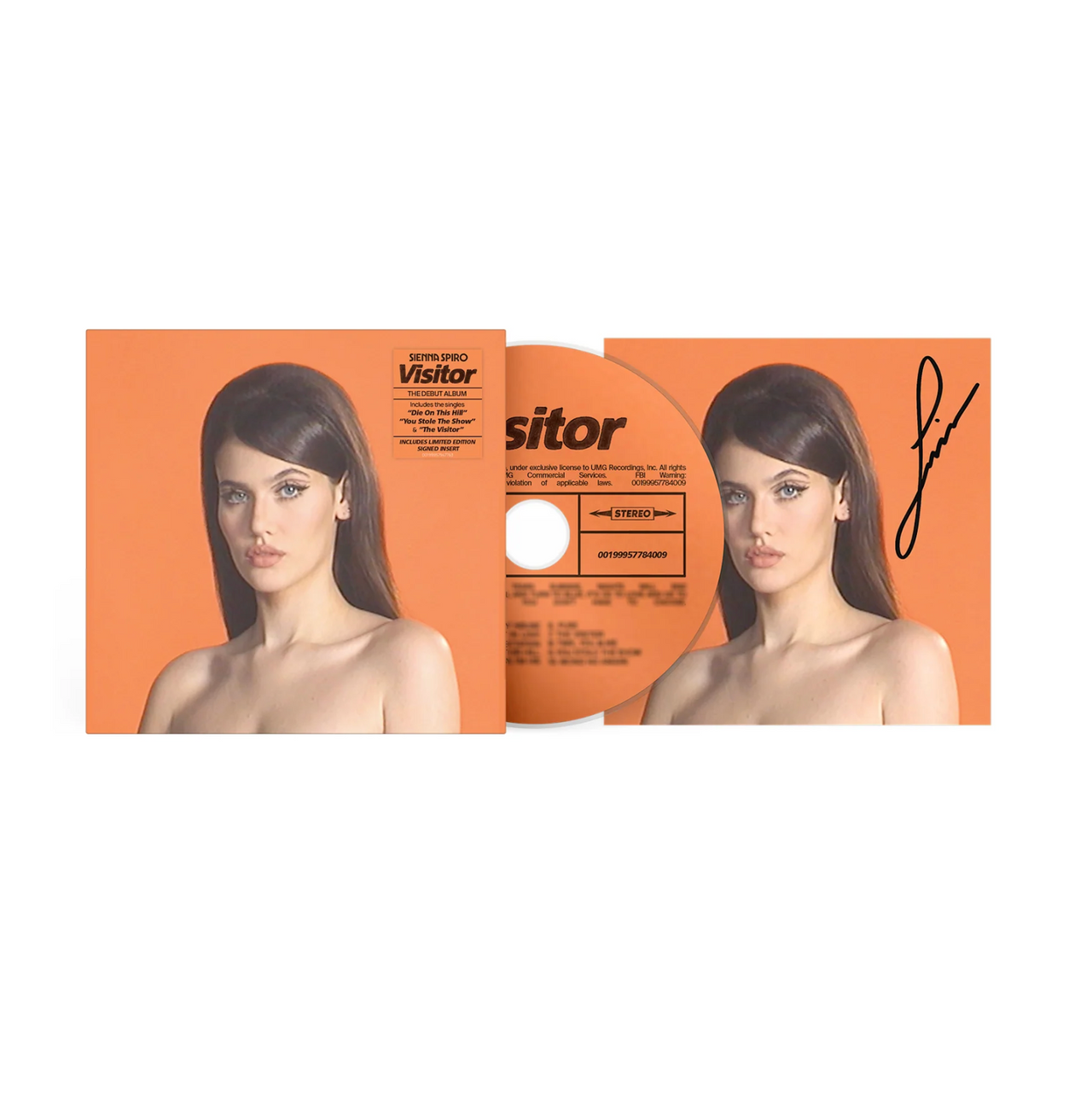Sienna Spiro: Visitor CD (Autographed)