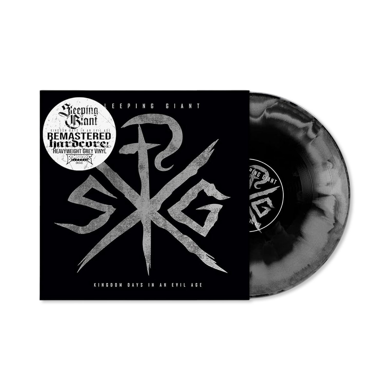 Sleeping Giant: Kingdom Days in an Evil Age Vinyl LP (Black & Grey Swirl)