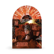 Taylor Swift: The Life Of A Showgirl Vinyl LP The Tiny Bubbles in Champagne Edition (Red Lipstick & Lace Transparent Vinyl)
