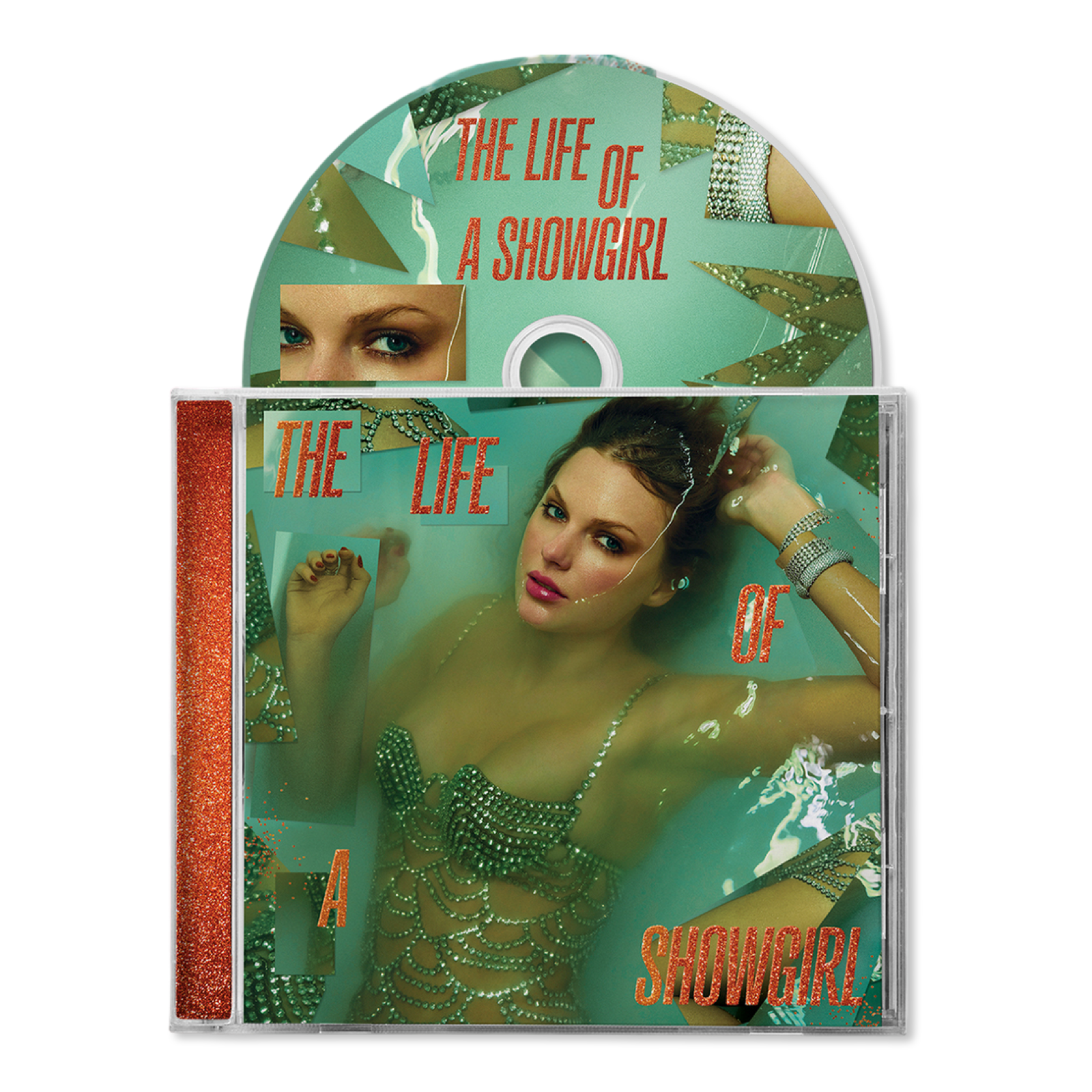 Taylor Swift: The Life of a Showgirl CD (Sweat & Vanilla Perfume, Poster)