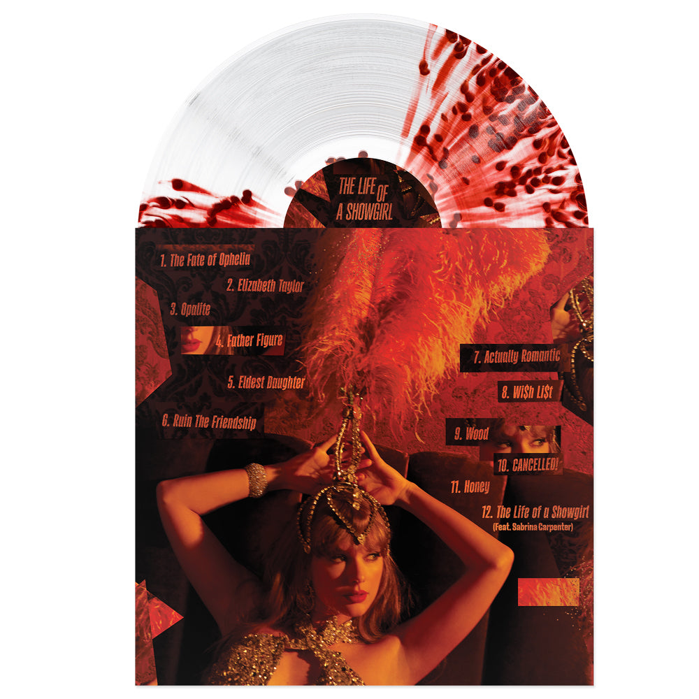 Taylor Swift: The Life of a Showgirl Vinyl LP (Honestly Wild Red Transparent)