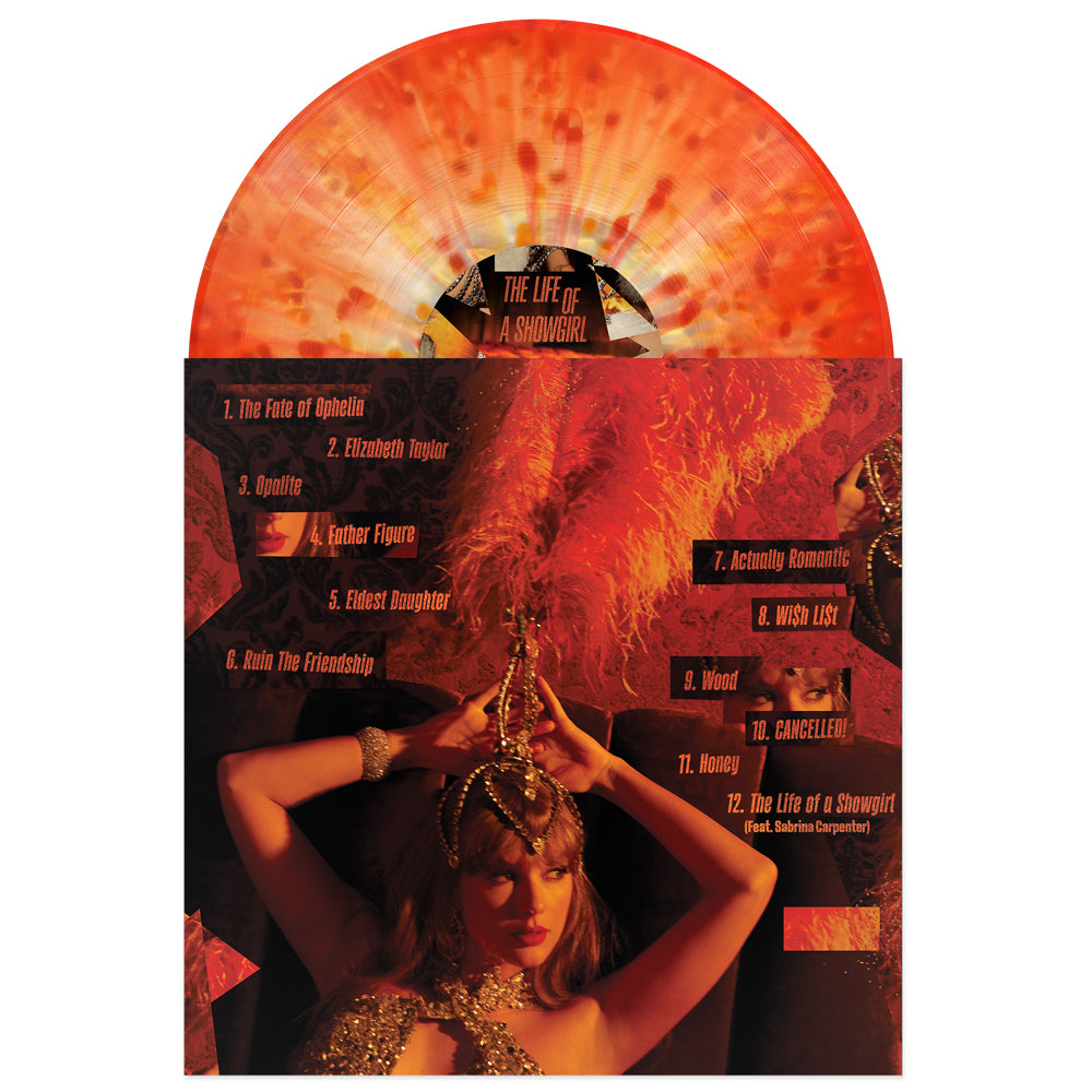 Taylor Swift: The Life of a Showgirl Vinyl LP (Lit My Sky Up Orange Metallic)