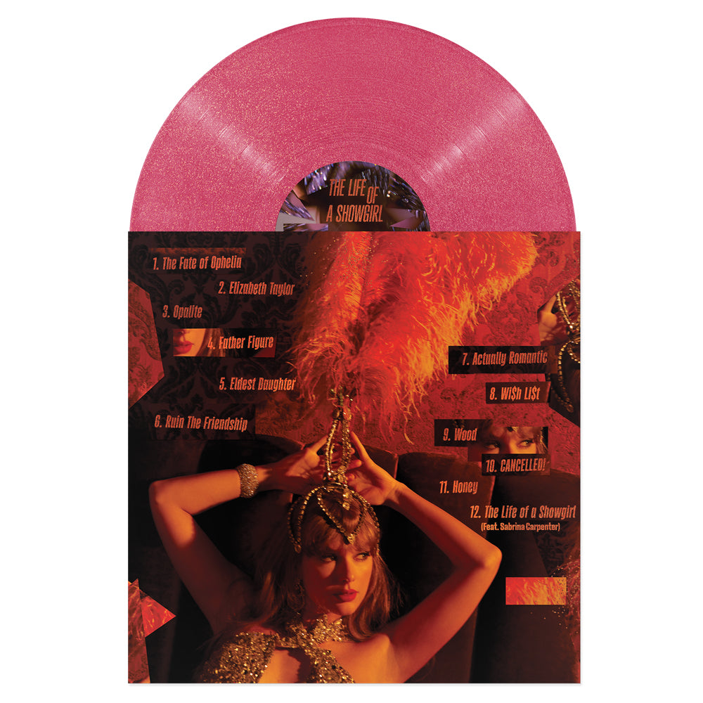 Taylor Swift: The Life of a Showgirl Vinyl LP (Magenta Glitter Sequins Are Forever)