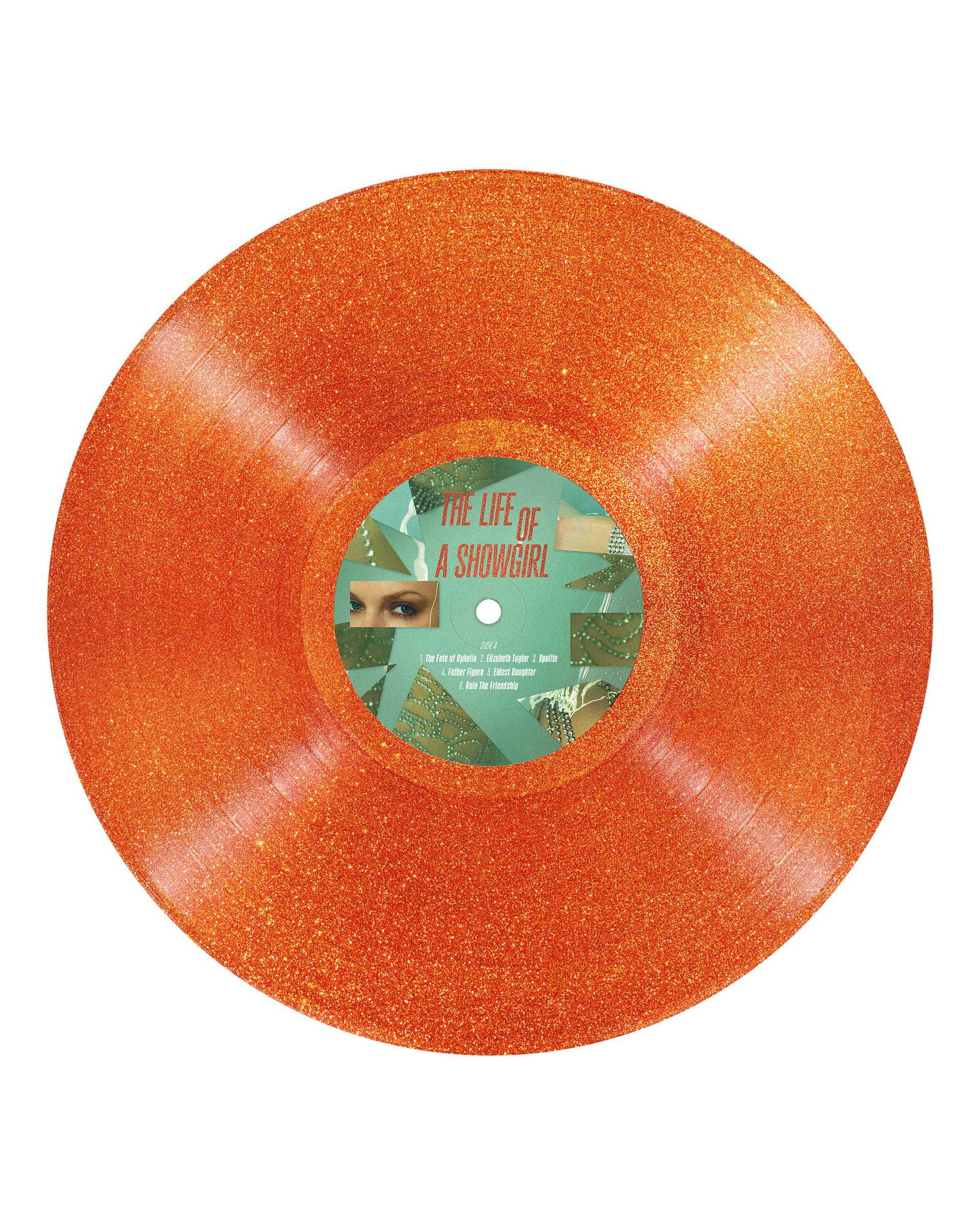Taylor Swift: The Life of a Showgirl Vinyl LP (Orange Glitter - Sweat & Vanilla Perfume)